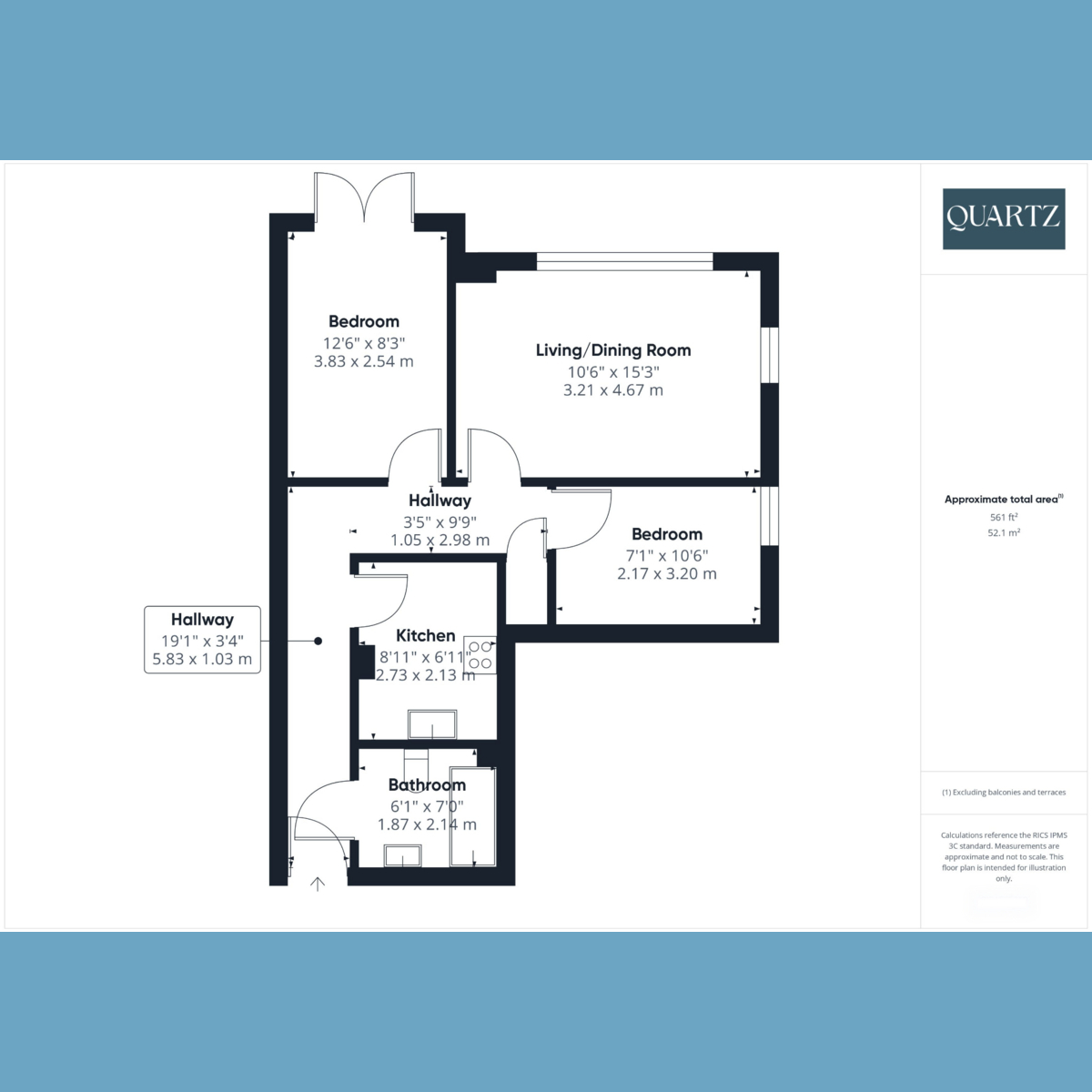Floorplan for Oakdale Road, Poole