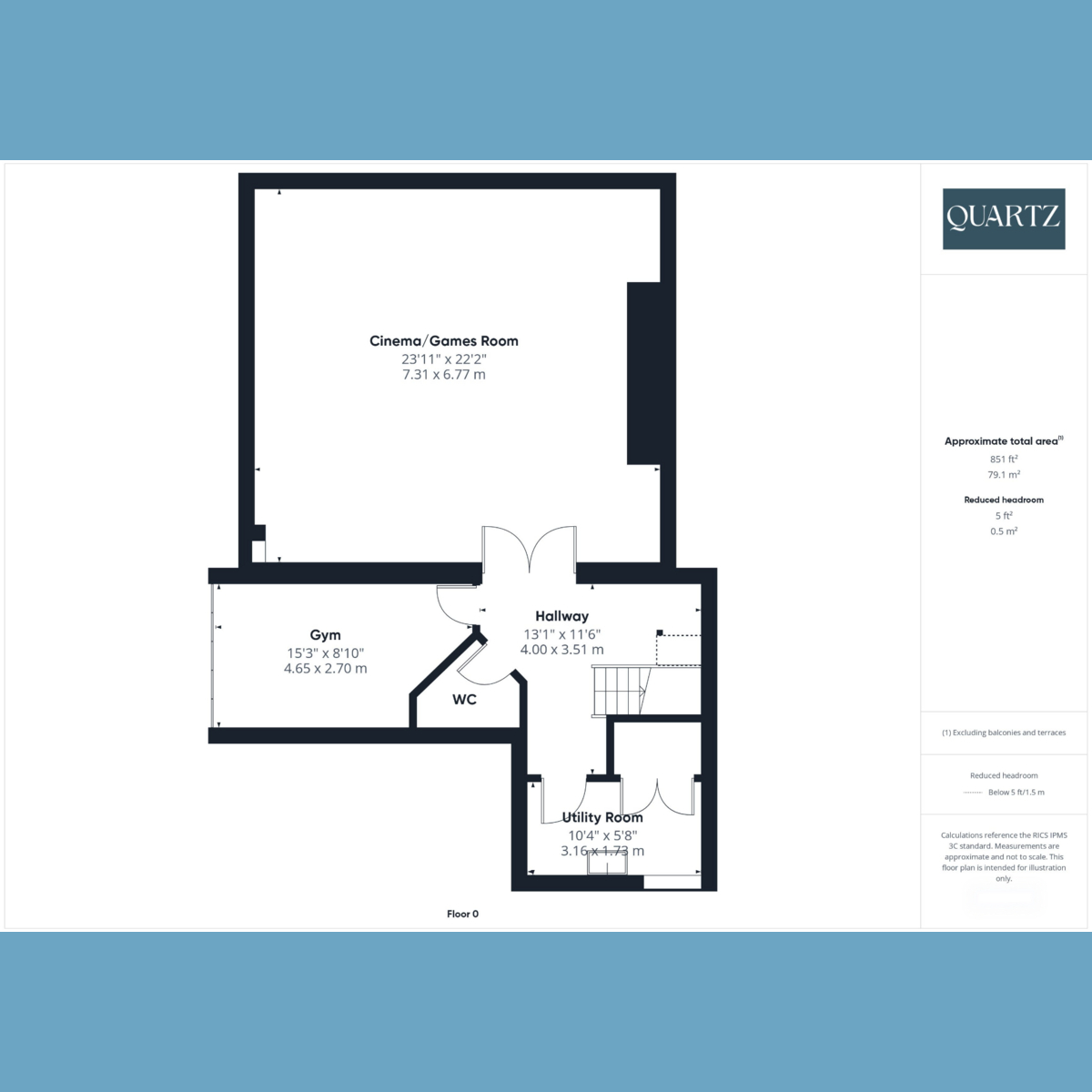 Floorplan for Crichel Mount Road, Evening Hill, Poole
