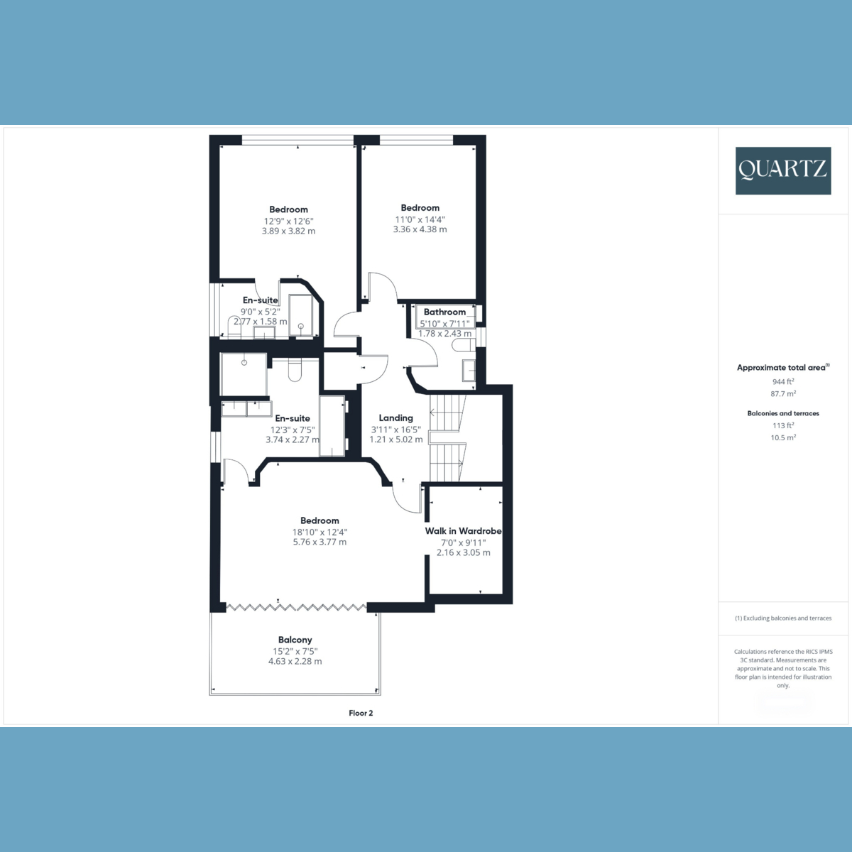 Floorplan for Crichel Mount Road, Evening Hill, Poole