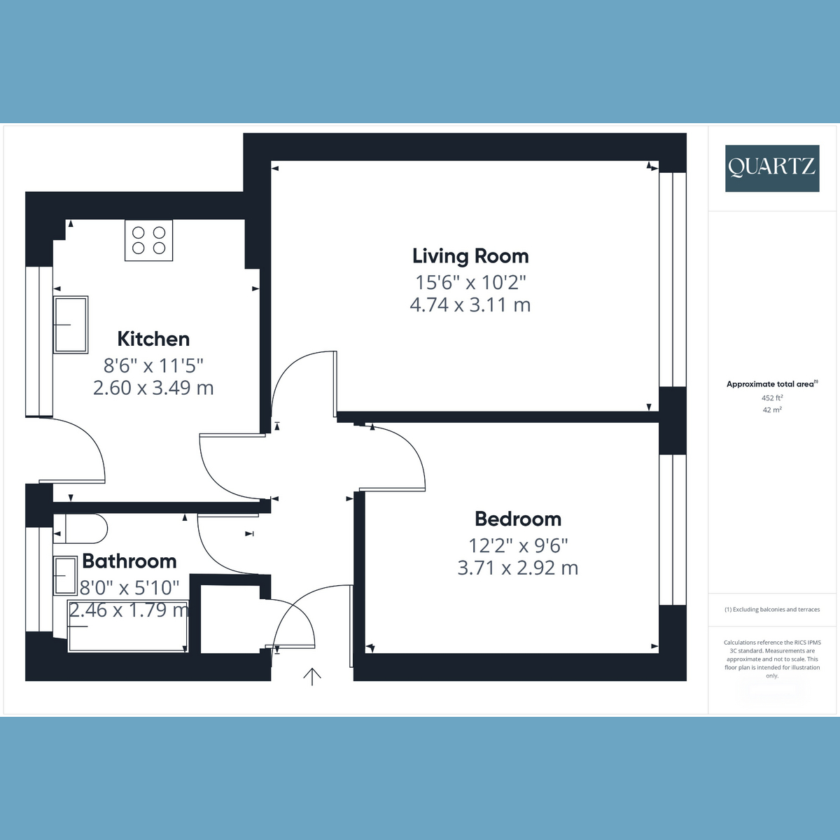Floorplan for Freshwater Drive, Hamworthy