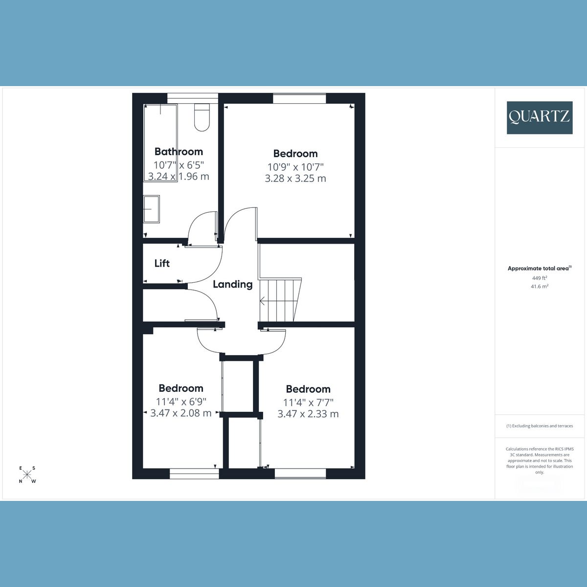Floorplan for Portarlington Close, Westbourne