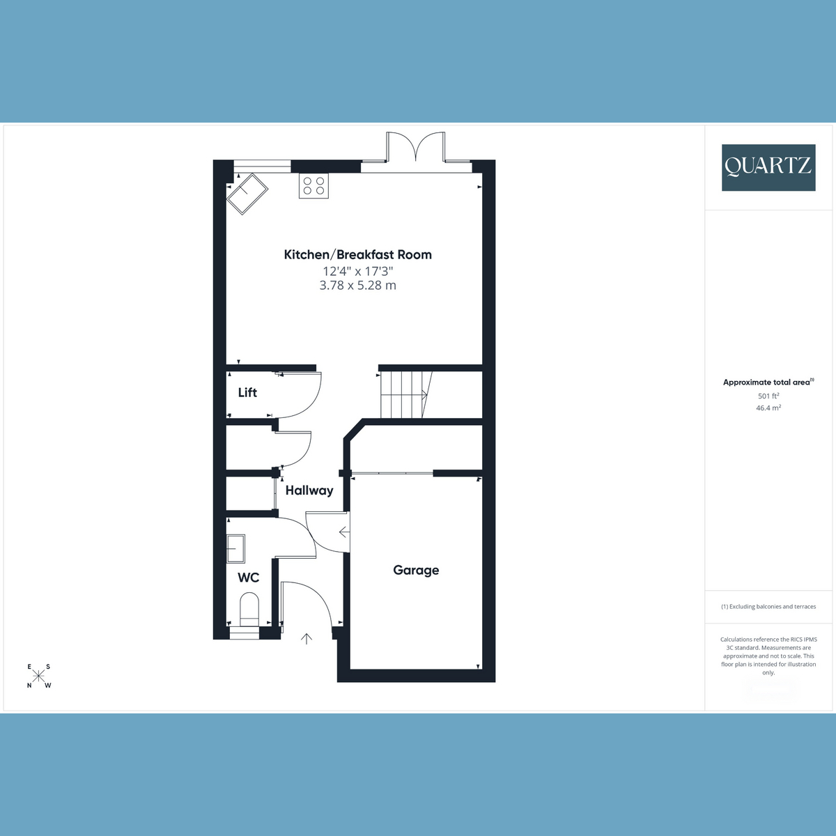 Floorplan for Portarlington Close, Westbourne