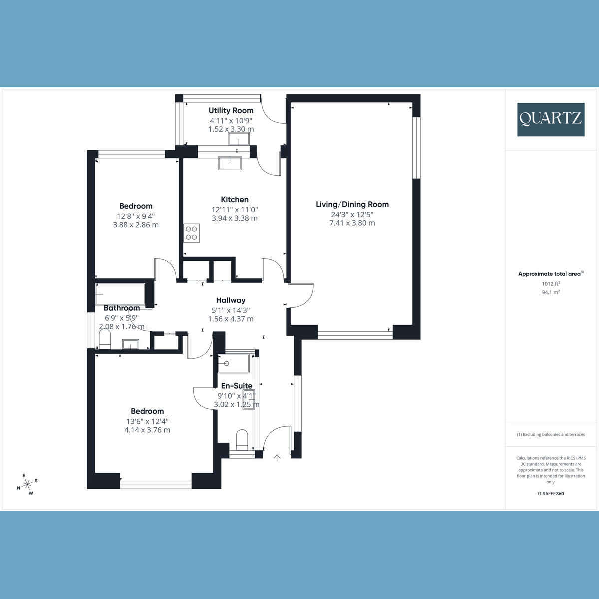 Floorplan for Blake Dene Road, Lilliput