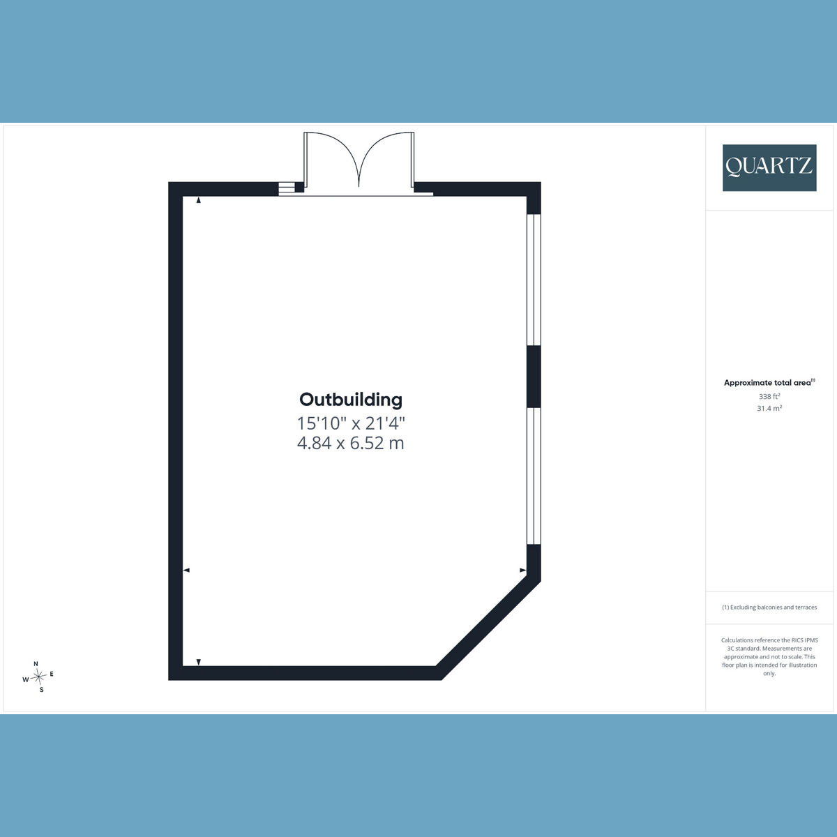 Floorplan for Upper Golf Links Road, Broadstone