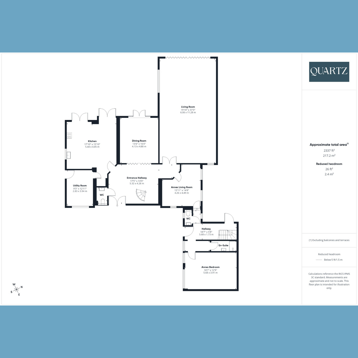 Floorplan for Upper Golf Links Road, Broadstone