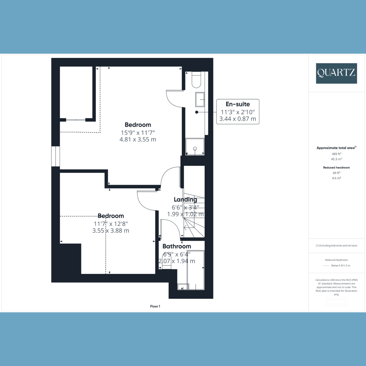 Floorplan for The Pantechnicon, Seamoor Road, Westbourne