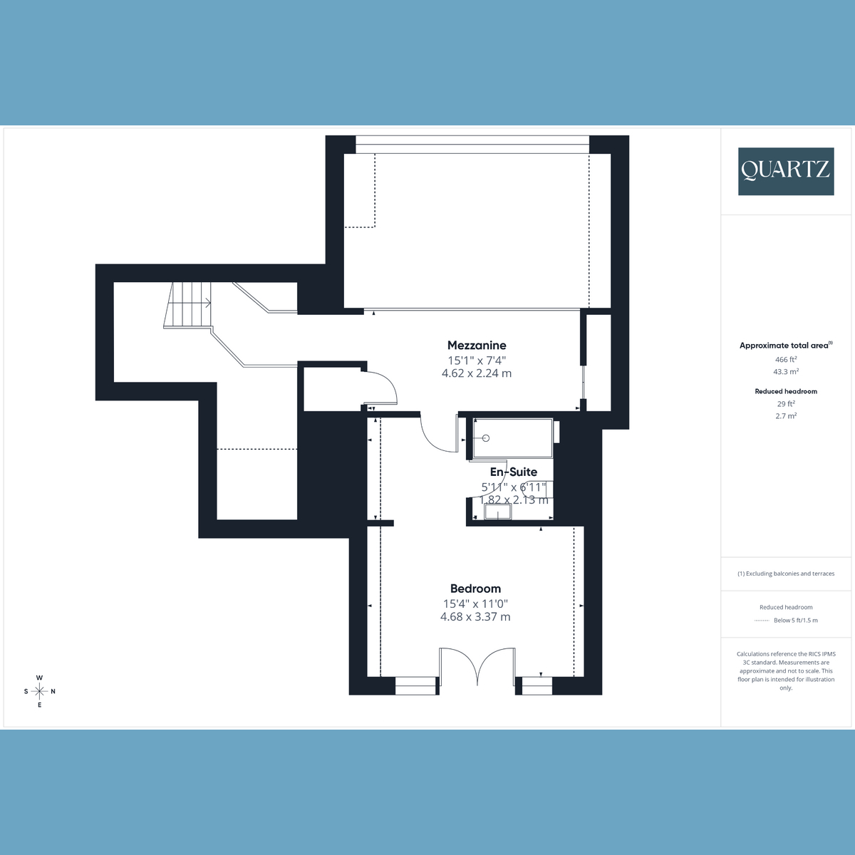 Floorplan for Ashwood Drive, Broadstone