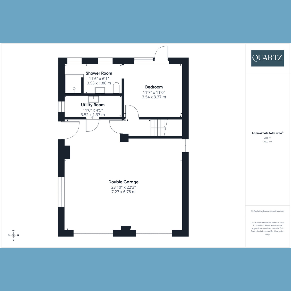 Floorplan for Ashwood Drive, Broadstone