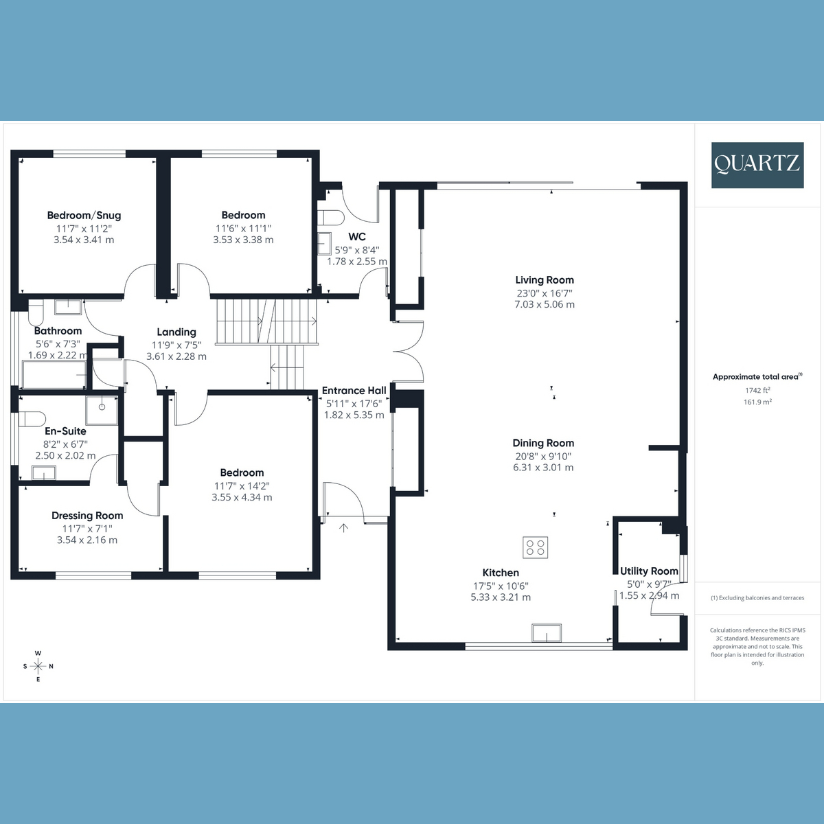 Floorplan for Ashwood Drive, Broadstone