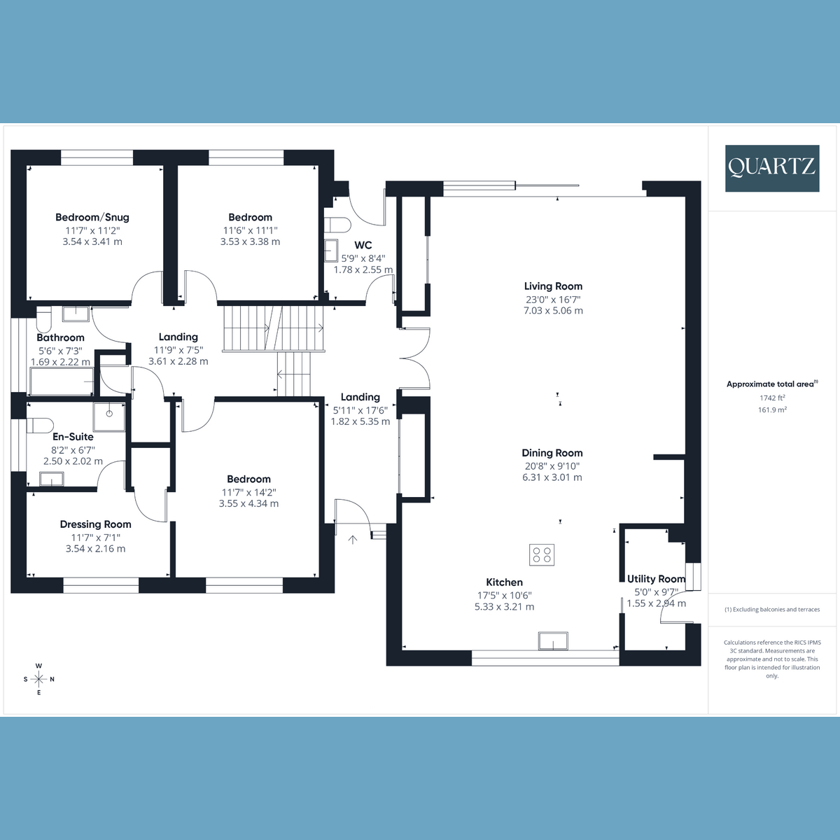 Floorplan for Ashwood Drive, Broadstone