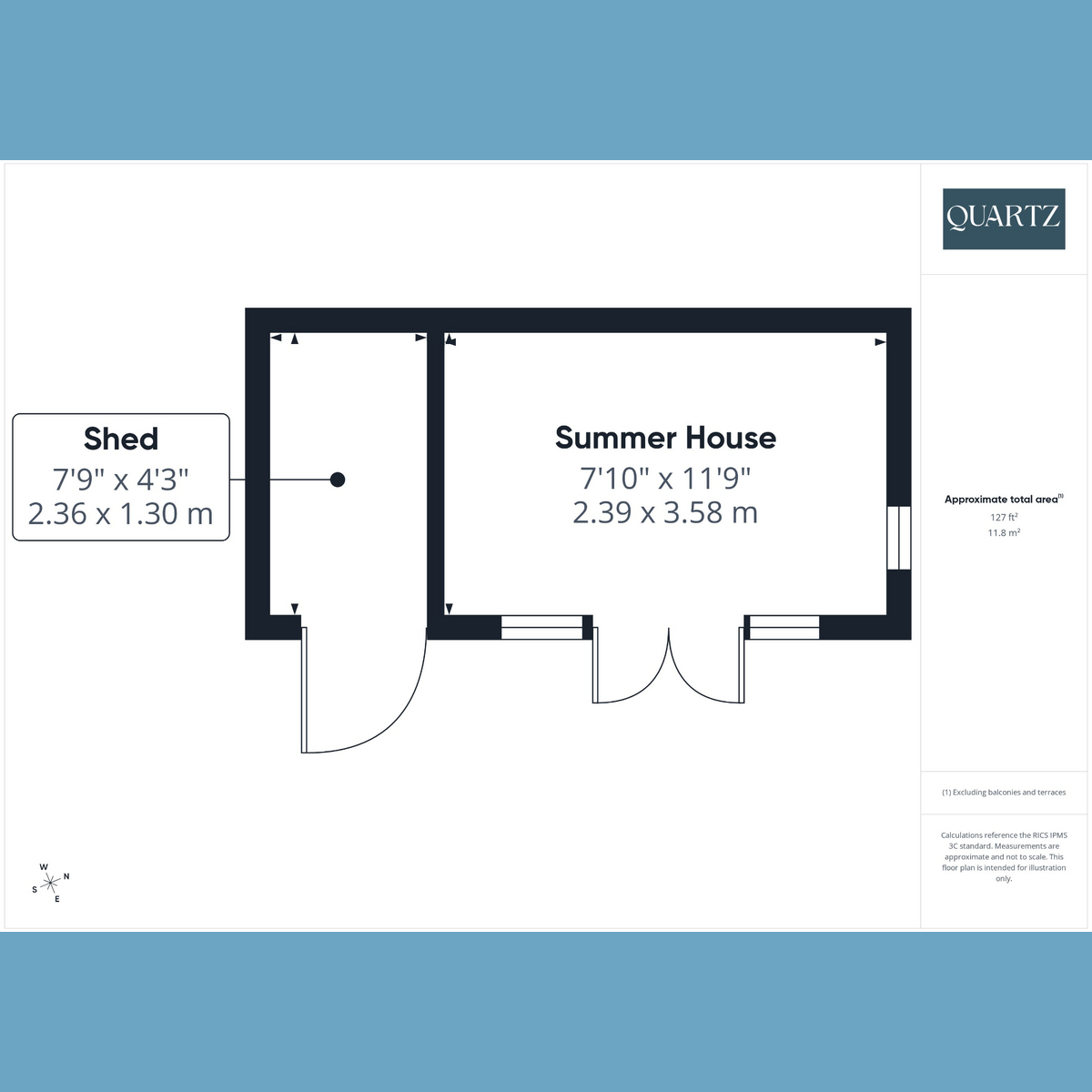 Floorplan for Upper Road, Poole