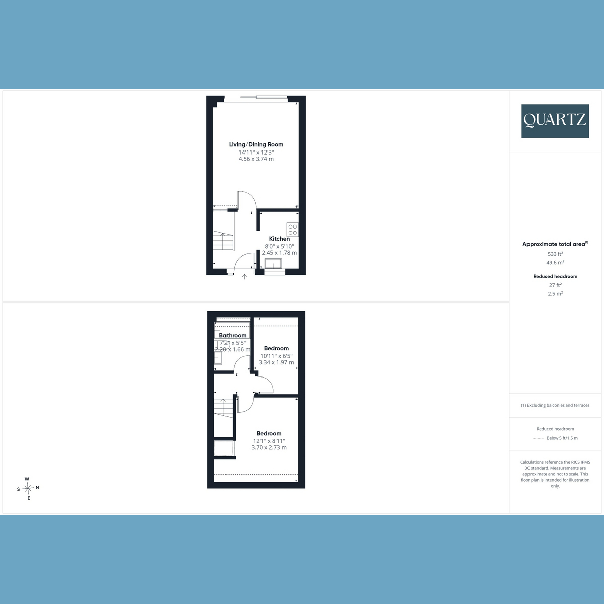 Floorplan for Georges Mews, Corfe Mullen