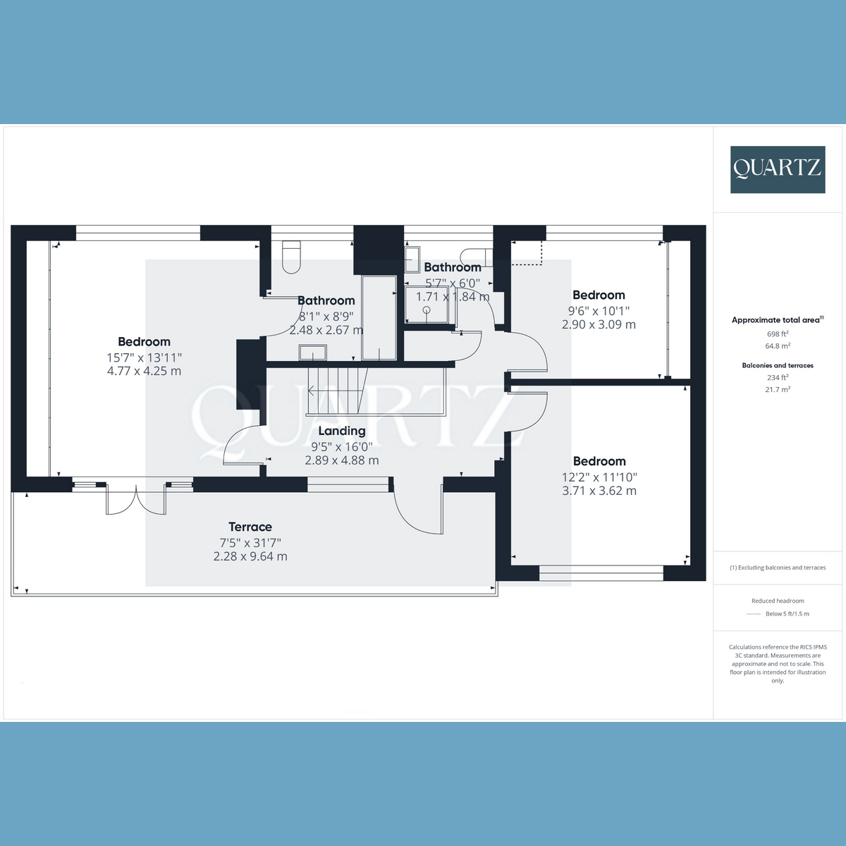 Floorplan for Rushall Lane, Lytchett Matravers, Poole