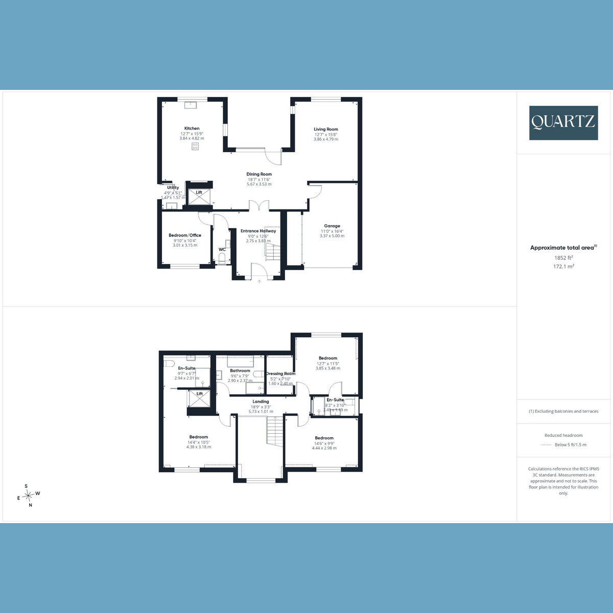 Floorplan for Corfe View Road, Corfe Mullen