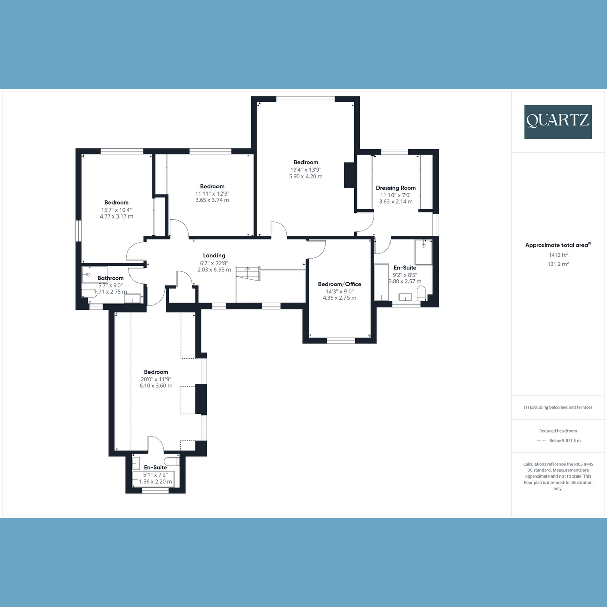 Floorplan for Portmore Close, Broadstone