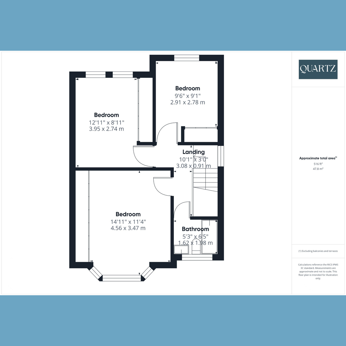 Floorplan for The Avenue, Bournemouth