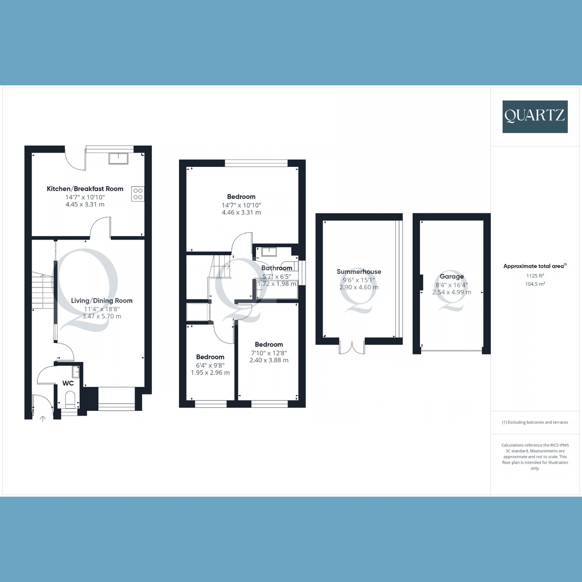 Floorplan for Sandyhurst Close, Poole