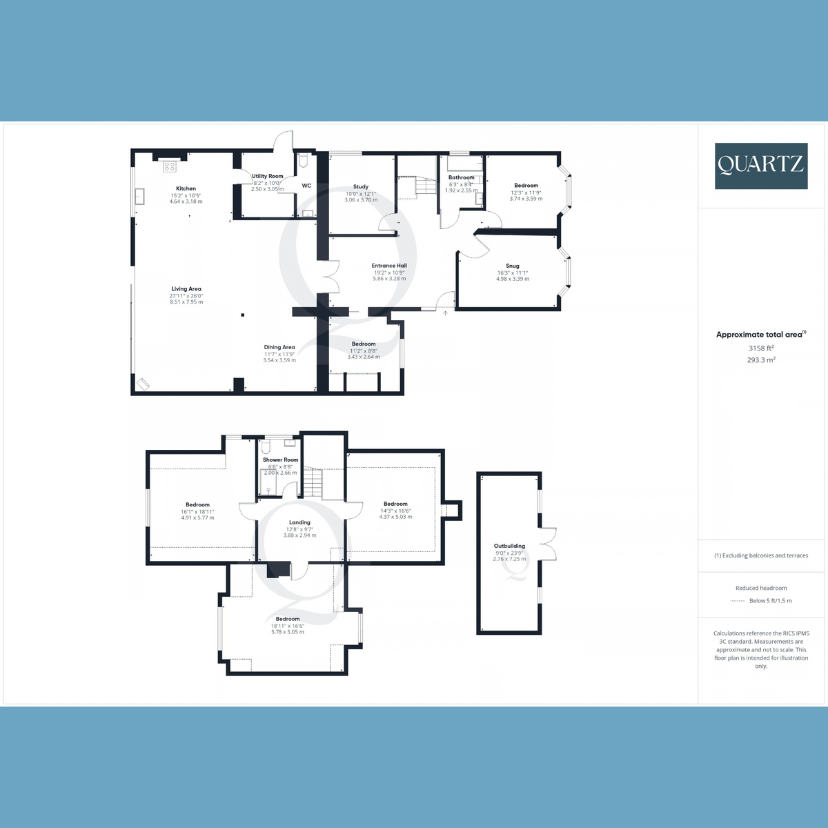 Floorplan for Skipton Close, Broadstone