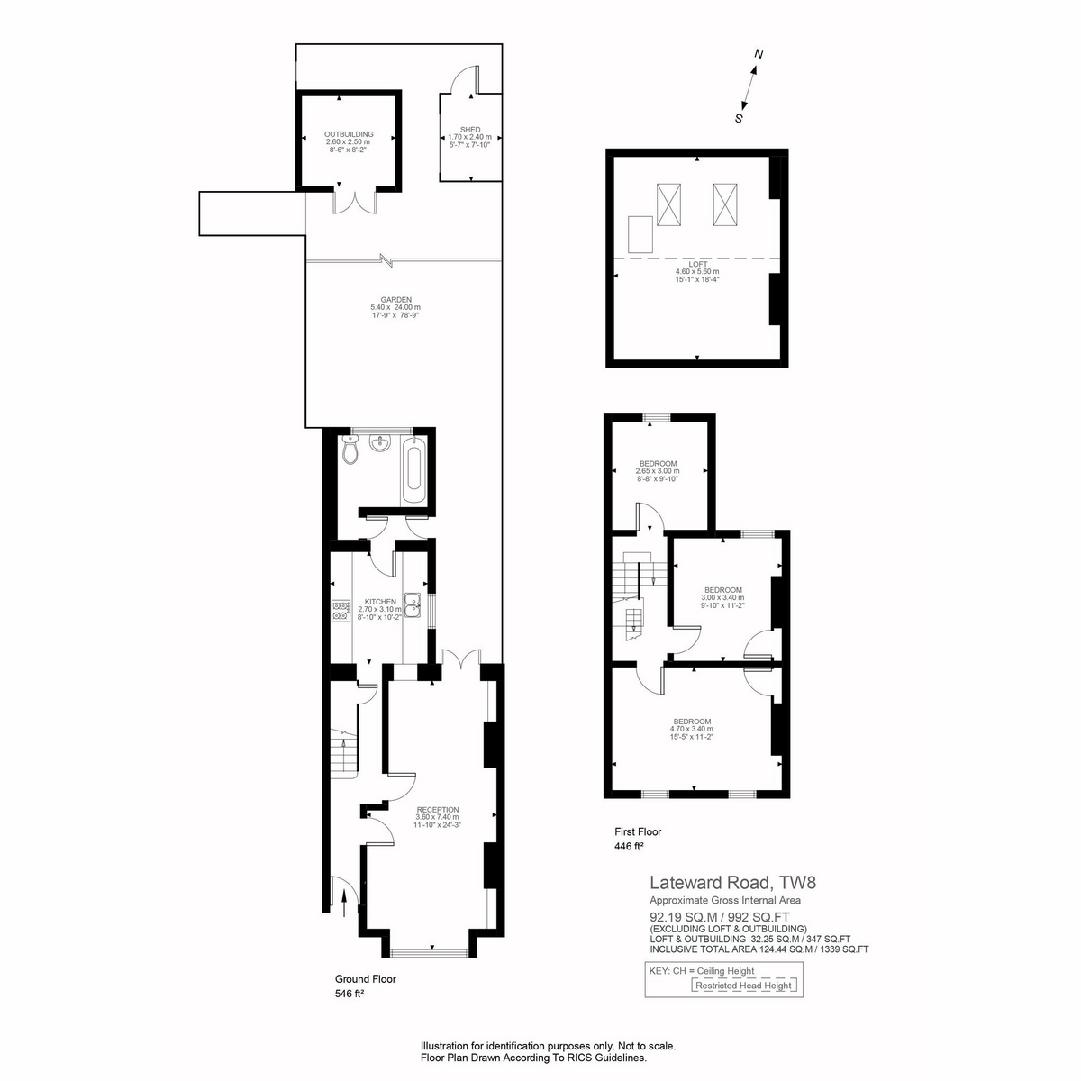Floorplan for Lateward Road, Brentford, TW8