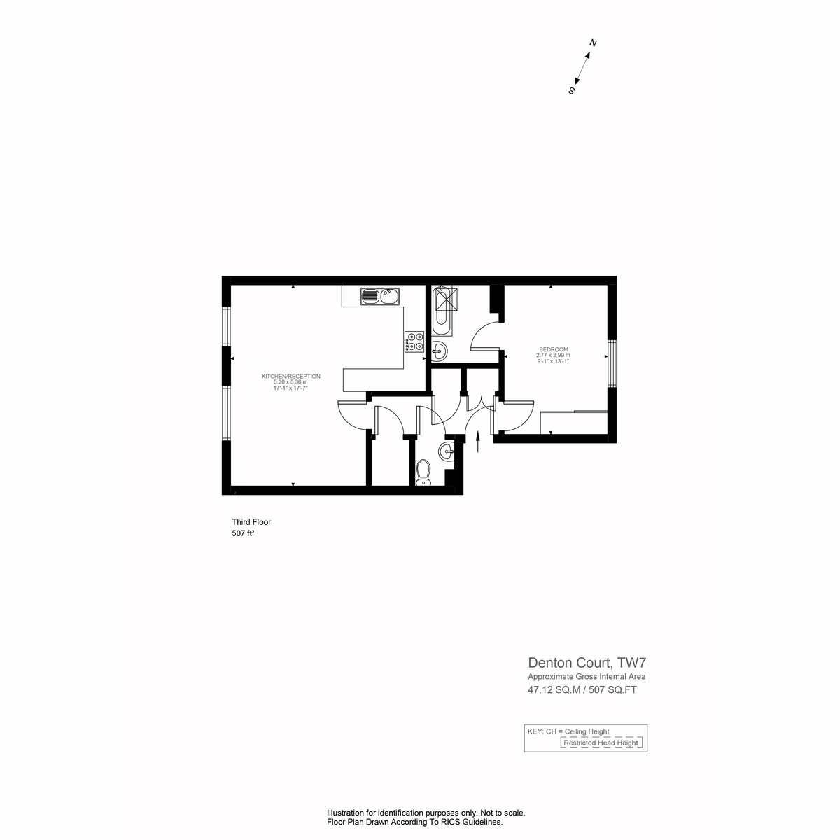 Floorplan for Avenue Road, Isleworth, TW7