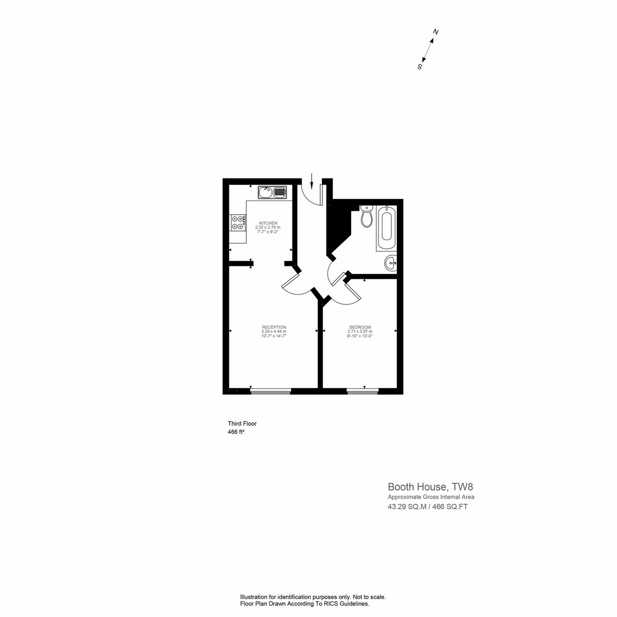 Floorplan for High Street, Brentford, TW8