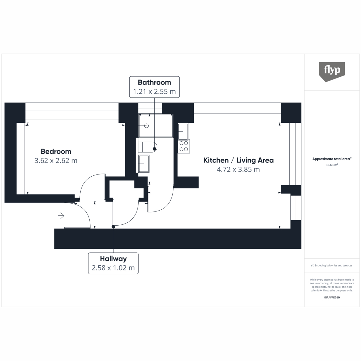 Floorplan for Douglas Road, Hounslow, TW3