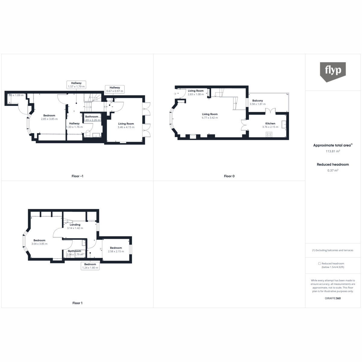 Floorplan for Clareville Street, London, SW7