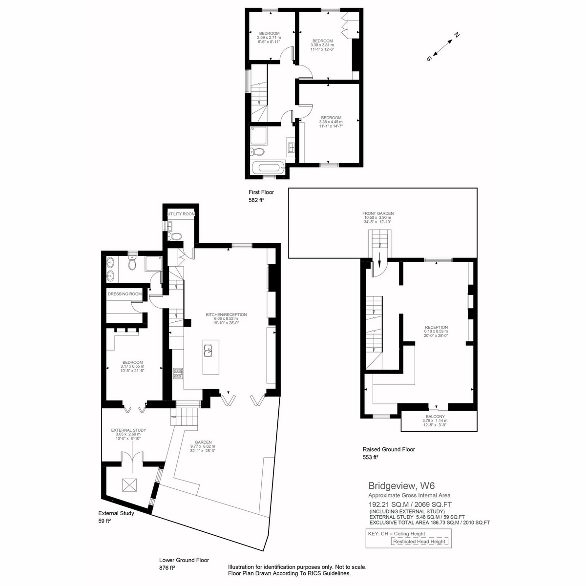 Floorplan for Bridge View, London, W6