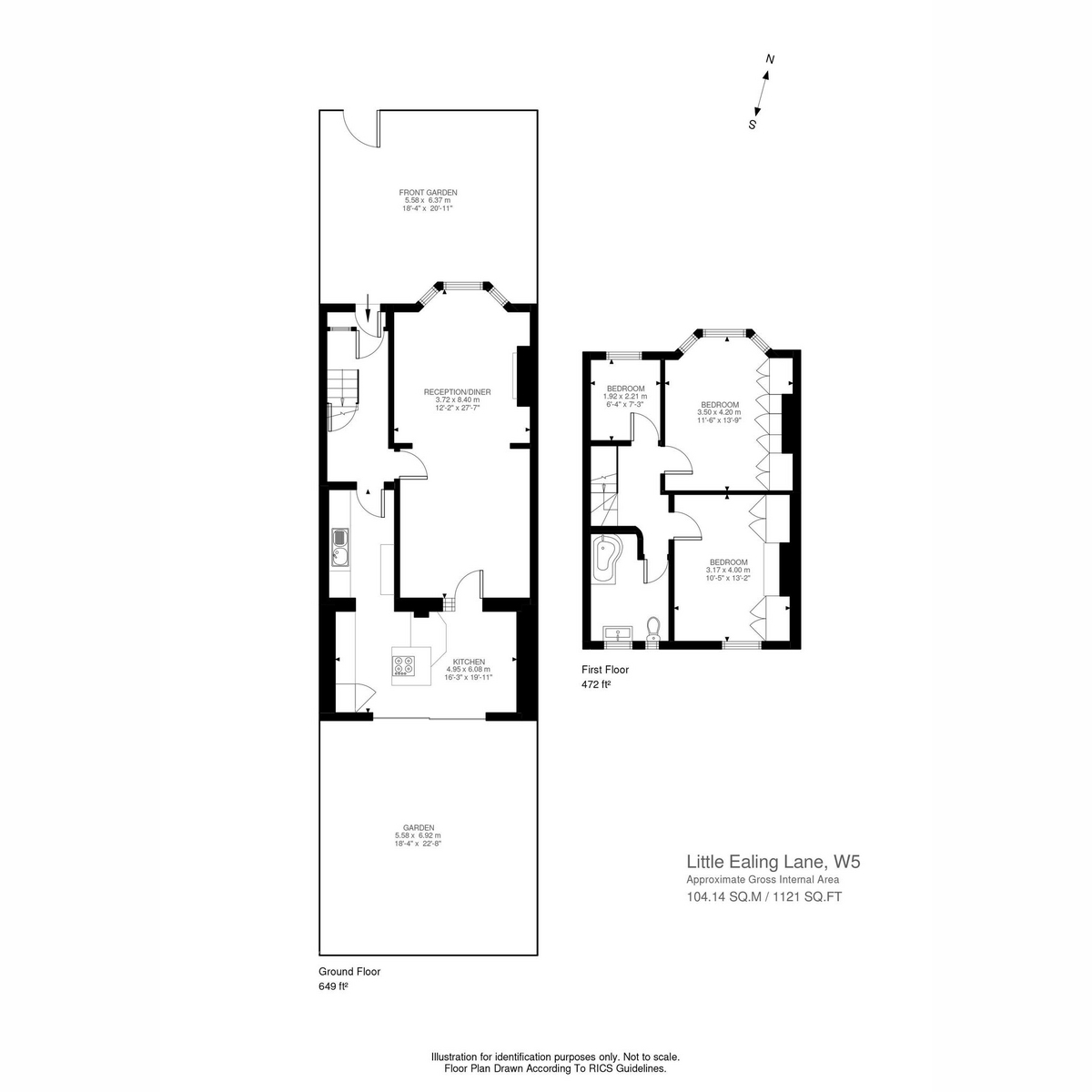 Floorplan for Little Ealing Lane, London, W5