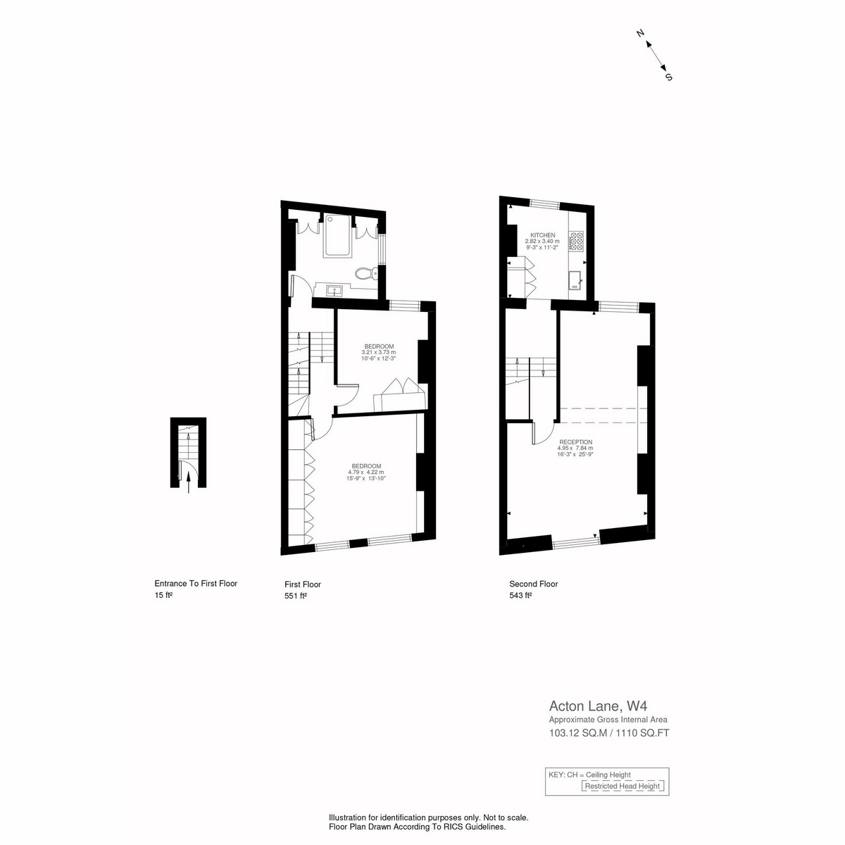 Floorplan for Acton Lane, London, W4