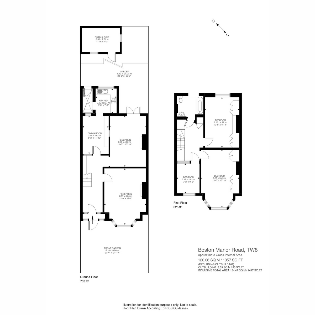Floorplan for Boston Manor Road, Brentford, TW8