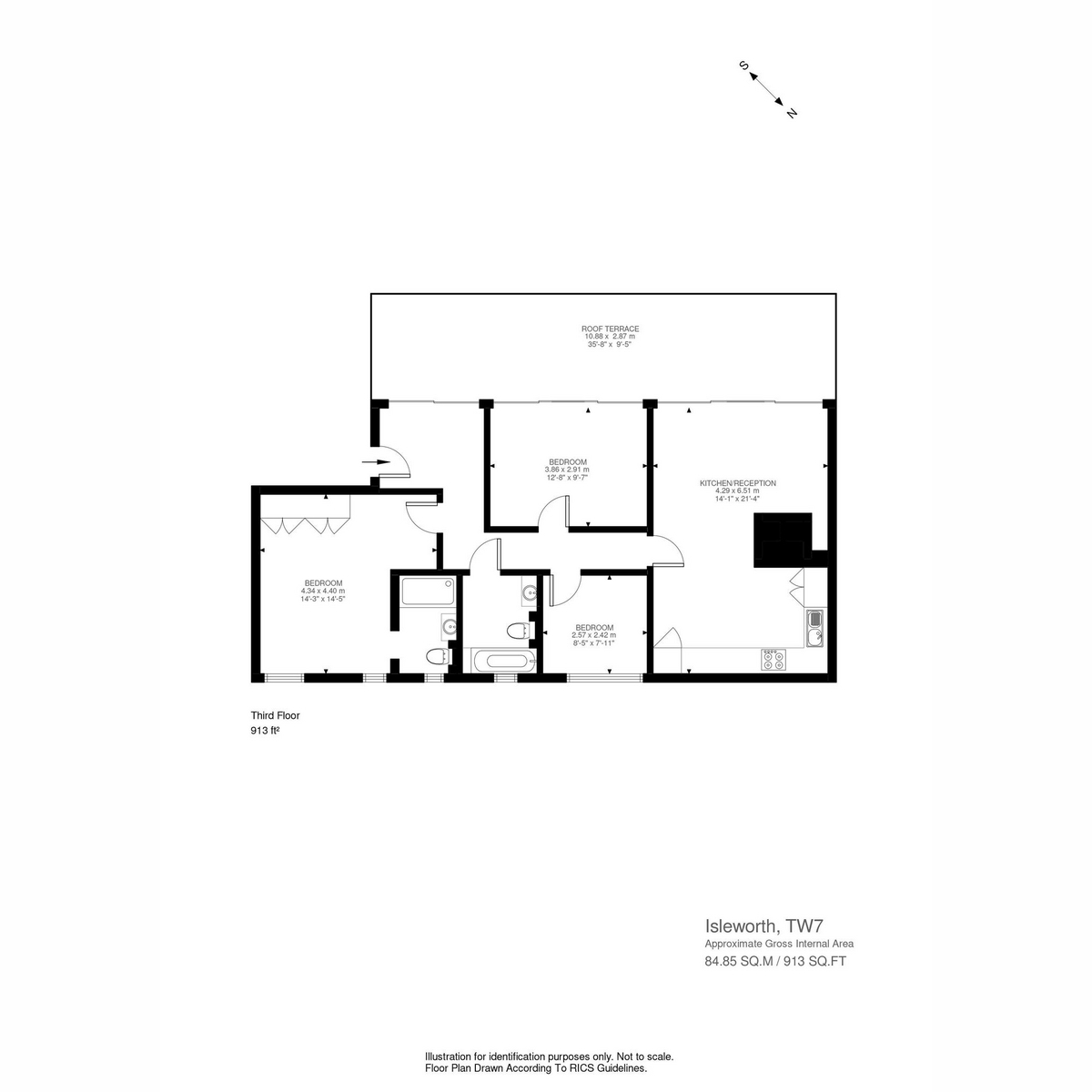 Floorplan for The Grove, Isleworth, TW7