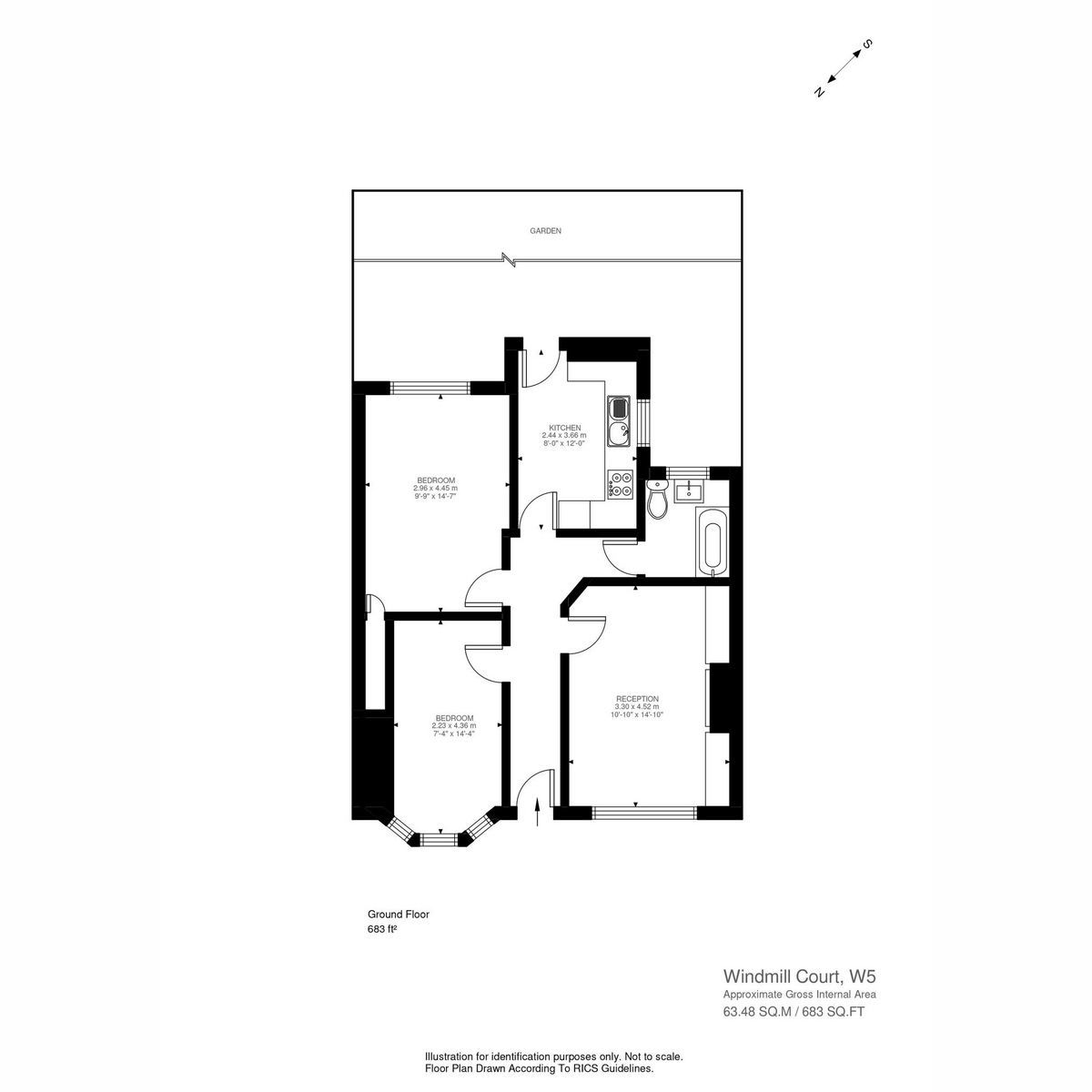 Floorplan for Windmill Road, London, W5