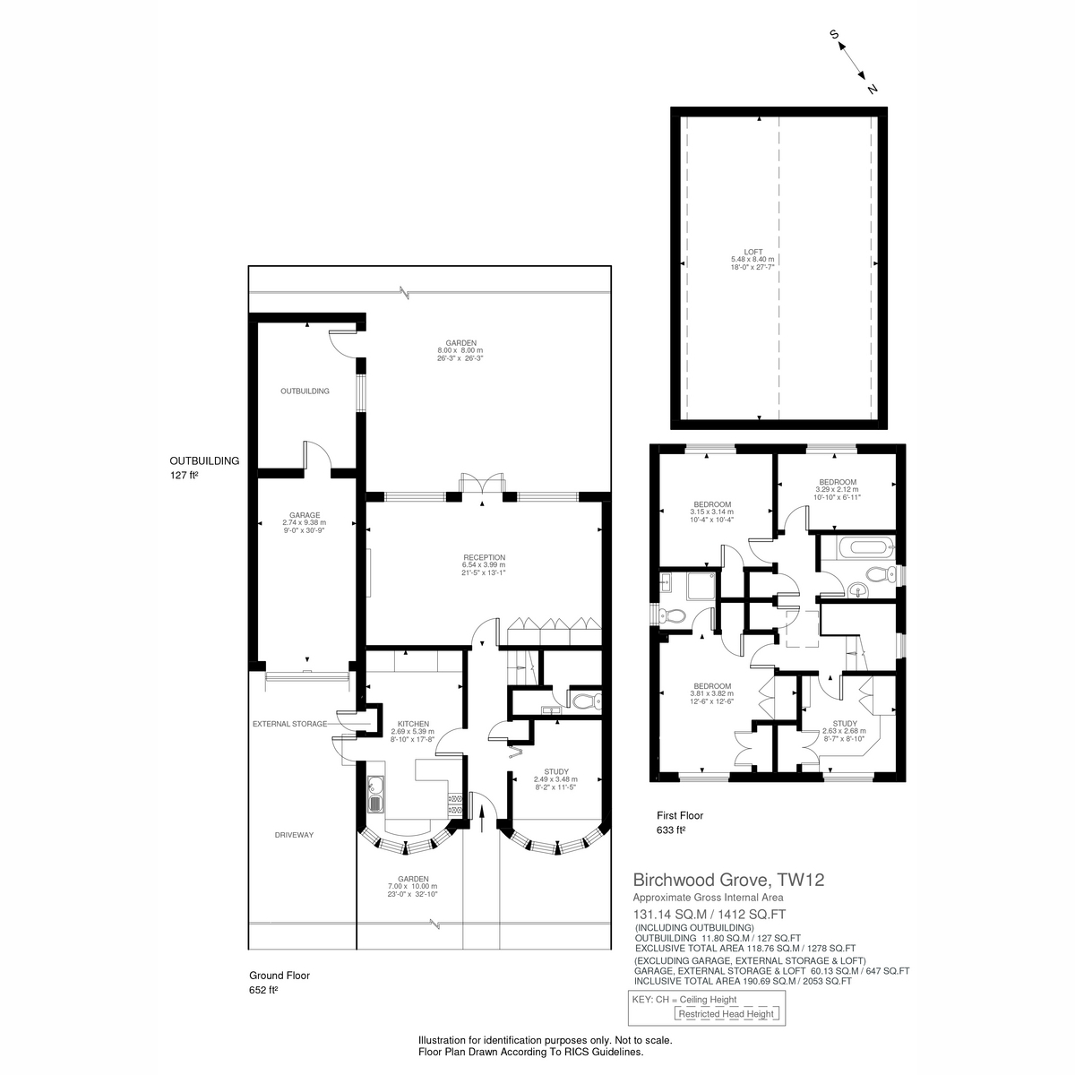 Floorplan for Birchwood Grove, Hampton, TW12