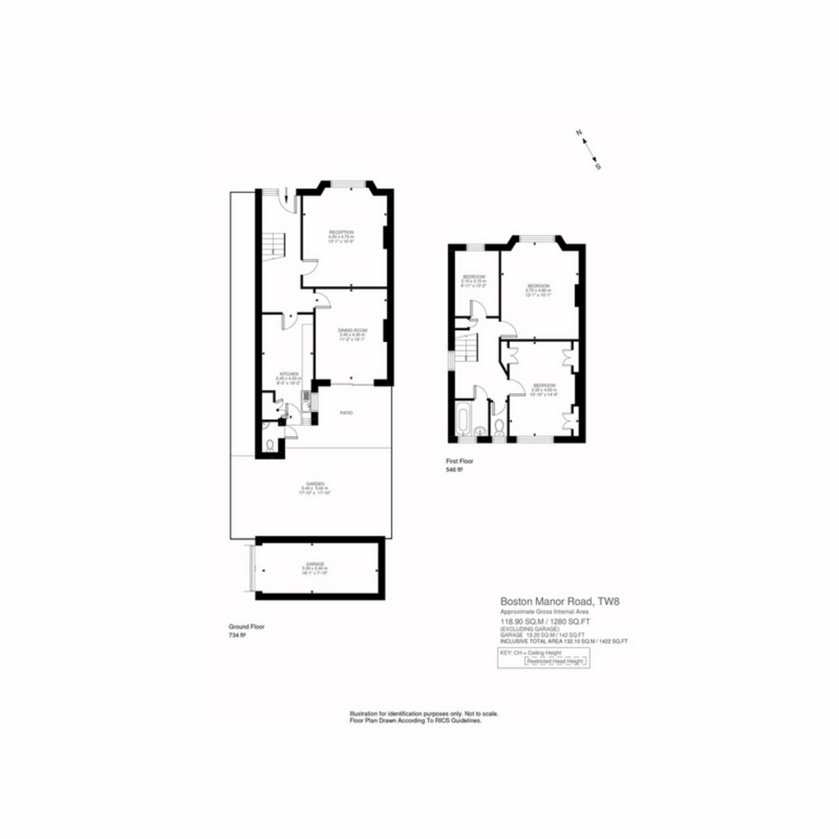 Floorplan for Boston Manor Road, Brentford, TW8