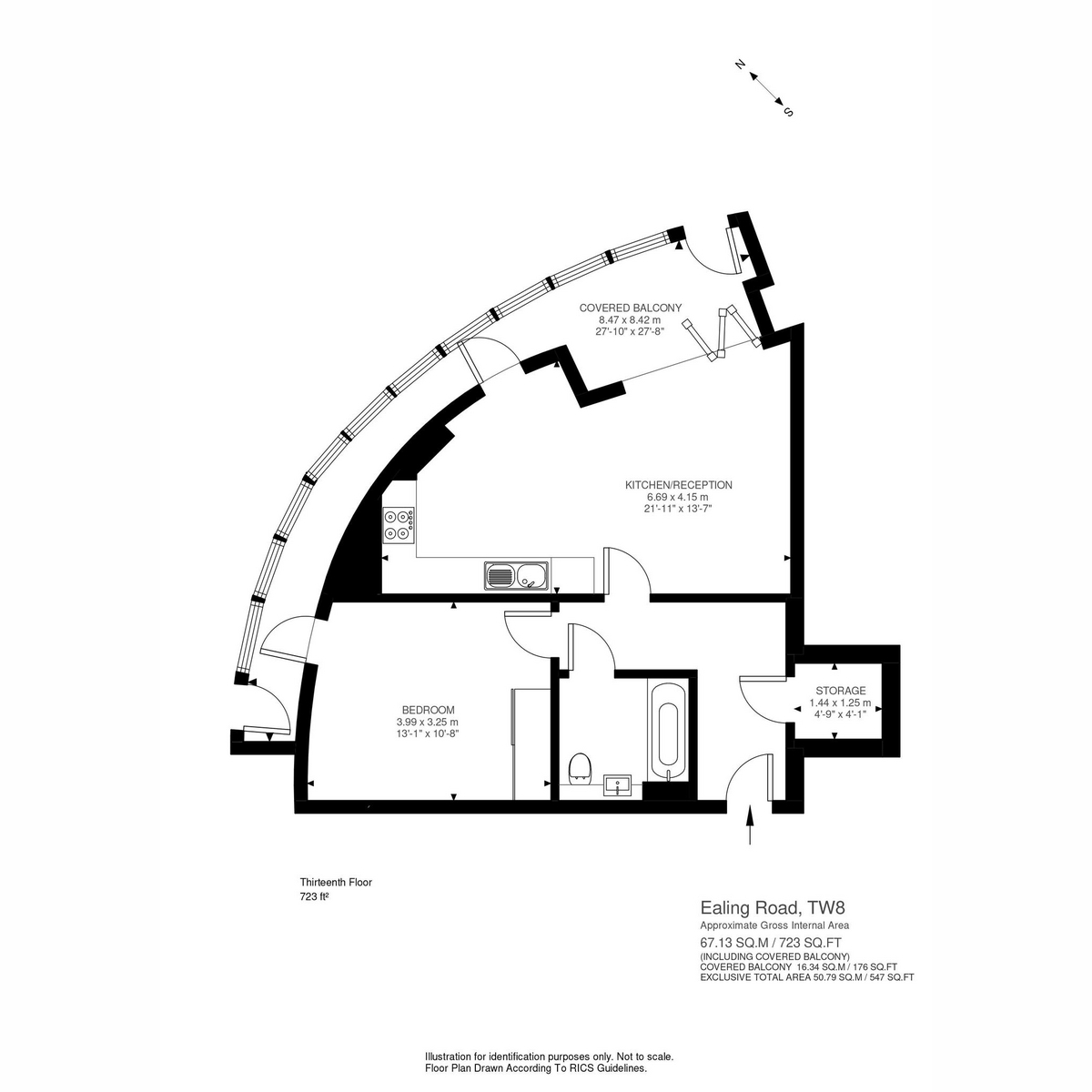 Floorplan for Ealing Road, Brentford, TW8