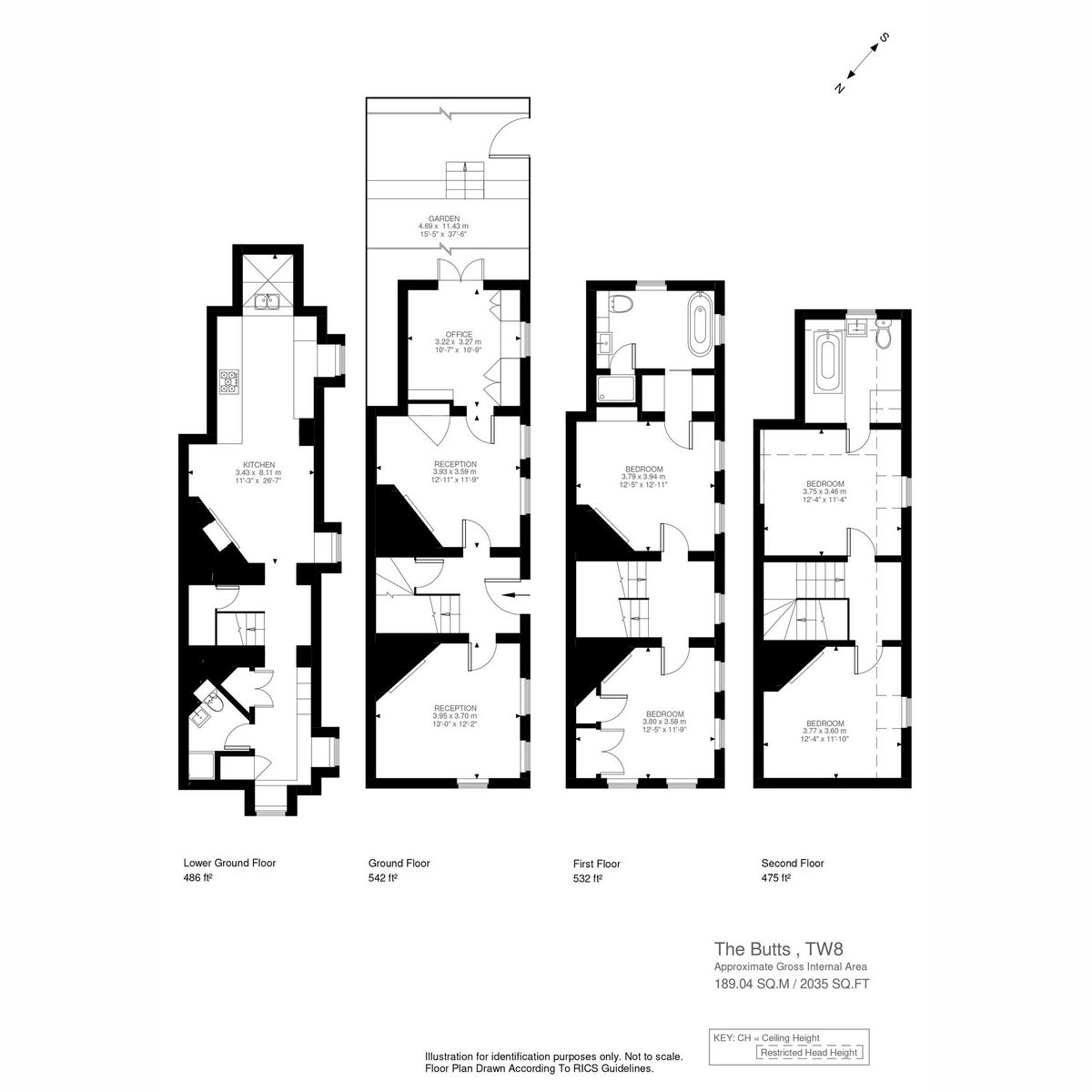 Floorplan for The Butts, Brentford, TW8