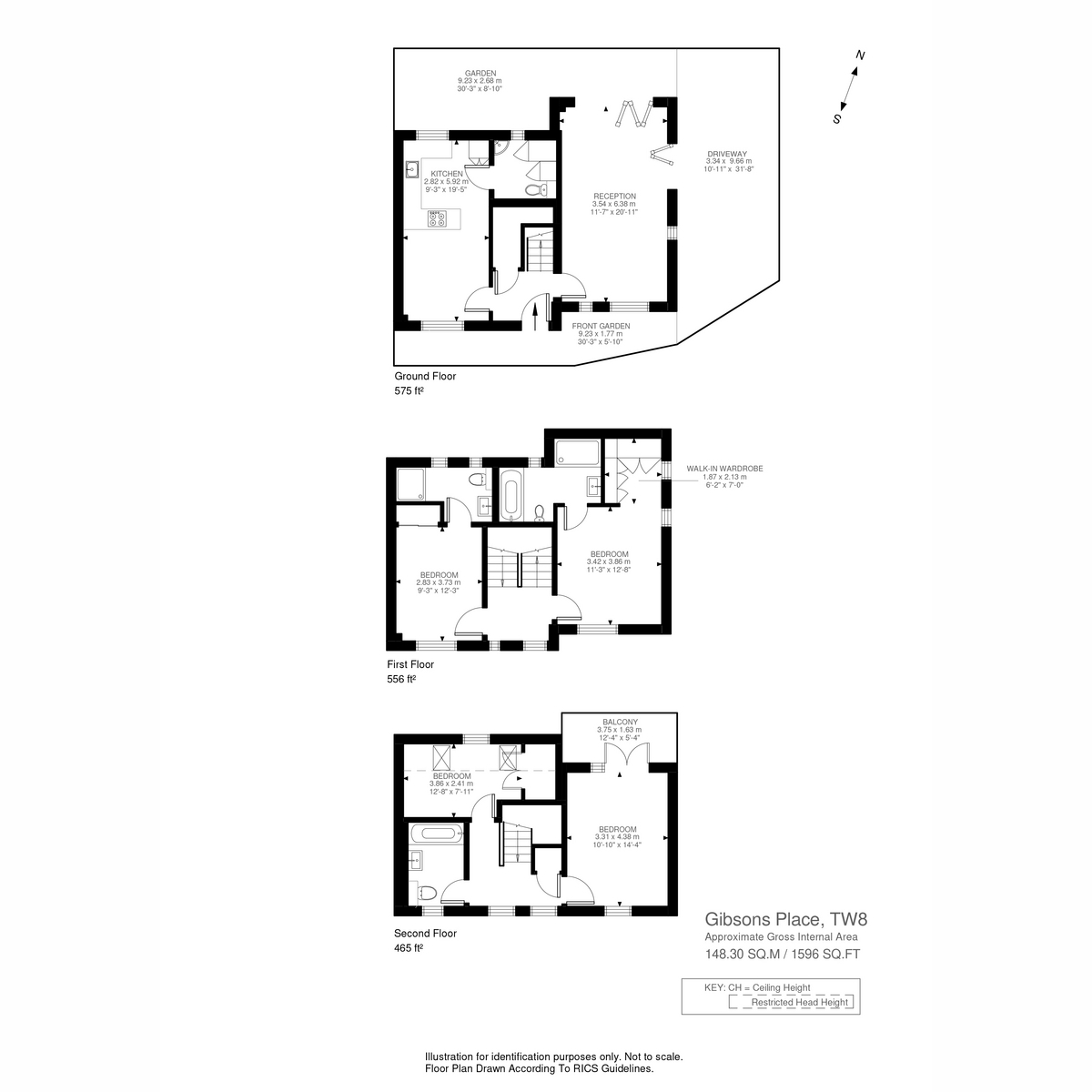 Floorplan for Gibsons Place, Brentford, TW8