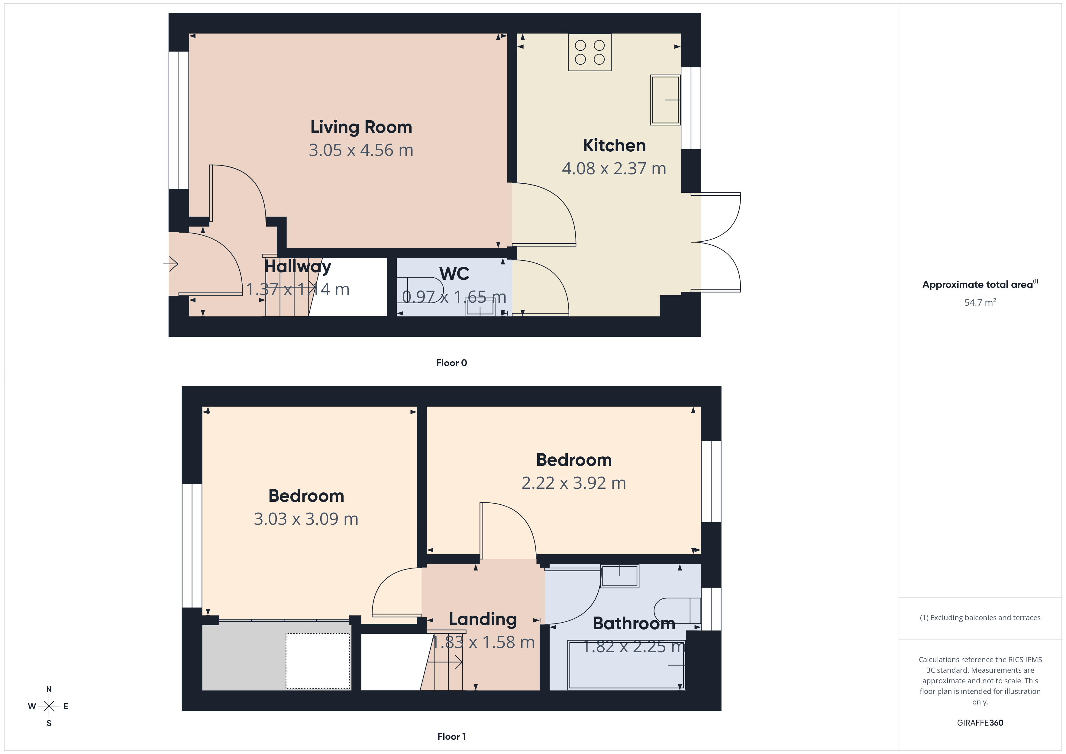 Floorplan for Constable Drive, Rochdale