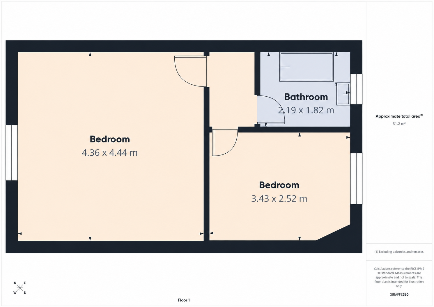 Floorplan for Arthur Street, Oldham