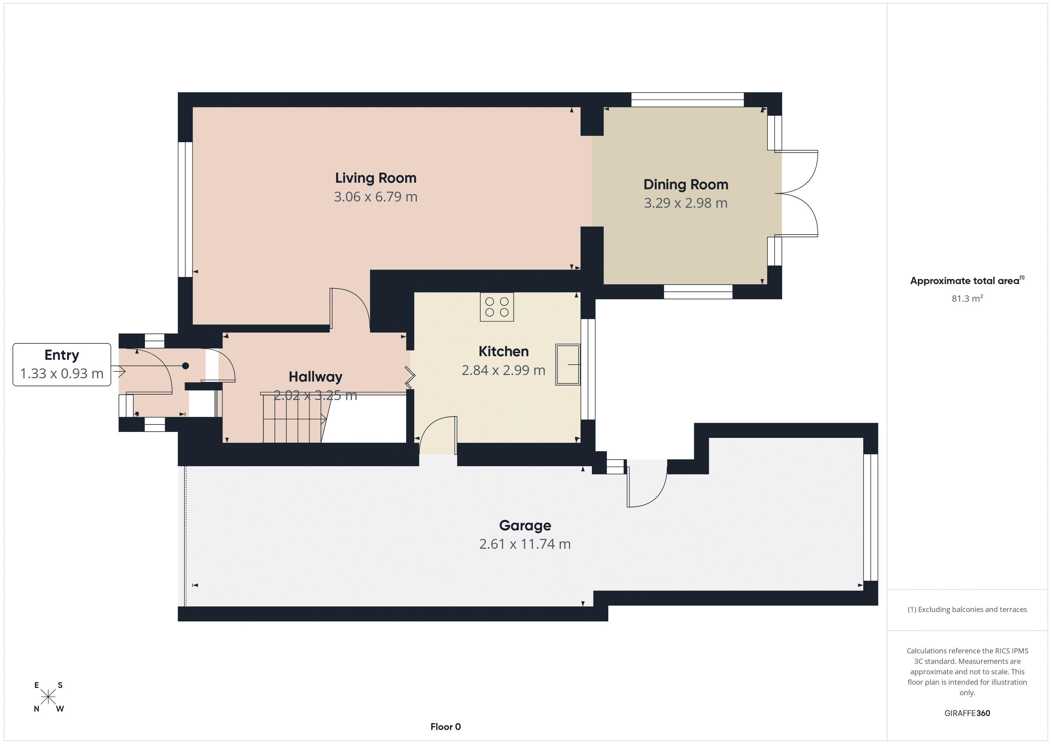 Floorplan for Valley Rise, Oldham
