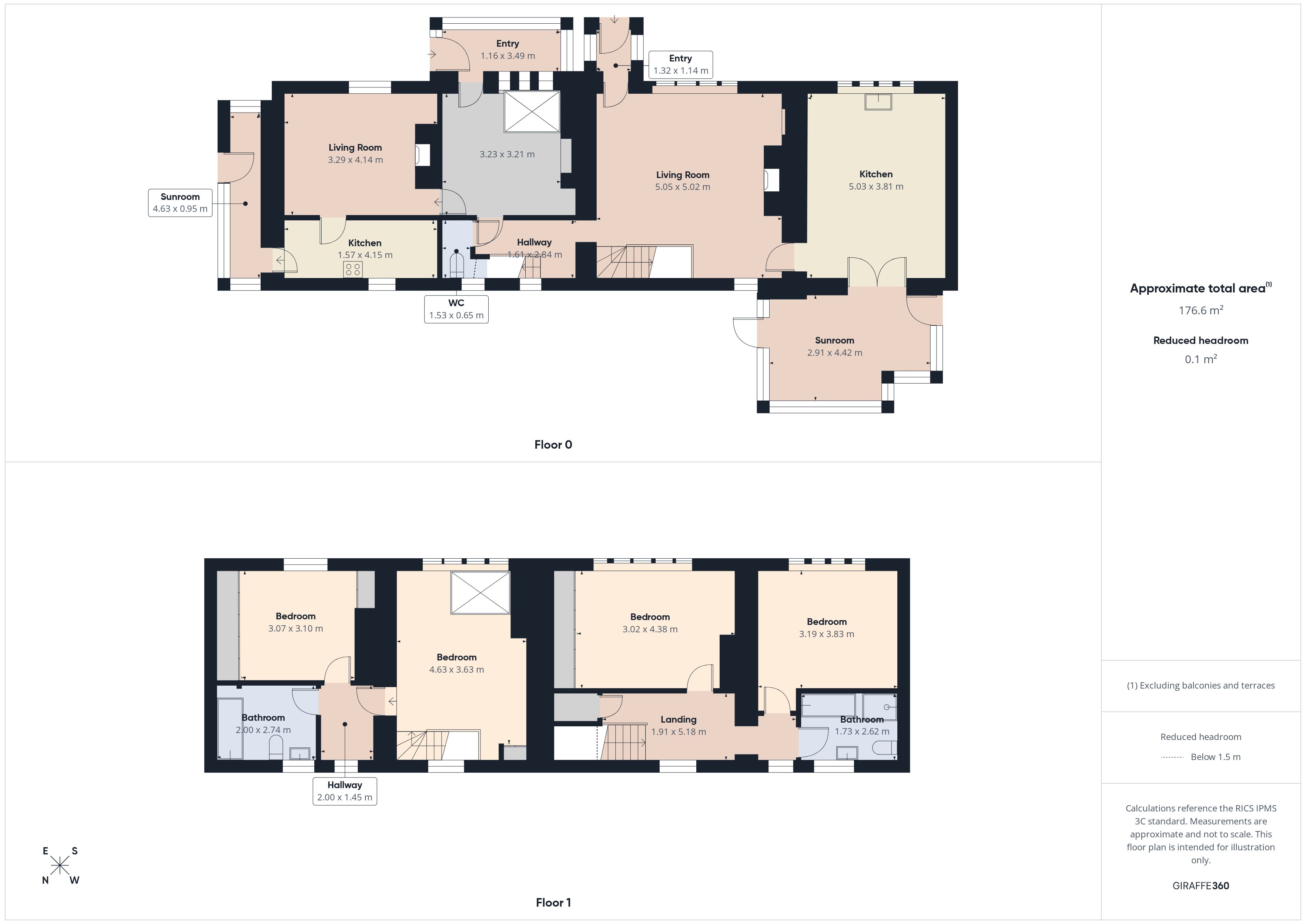 Floorplan for Lower Turf Lane, Oldham