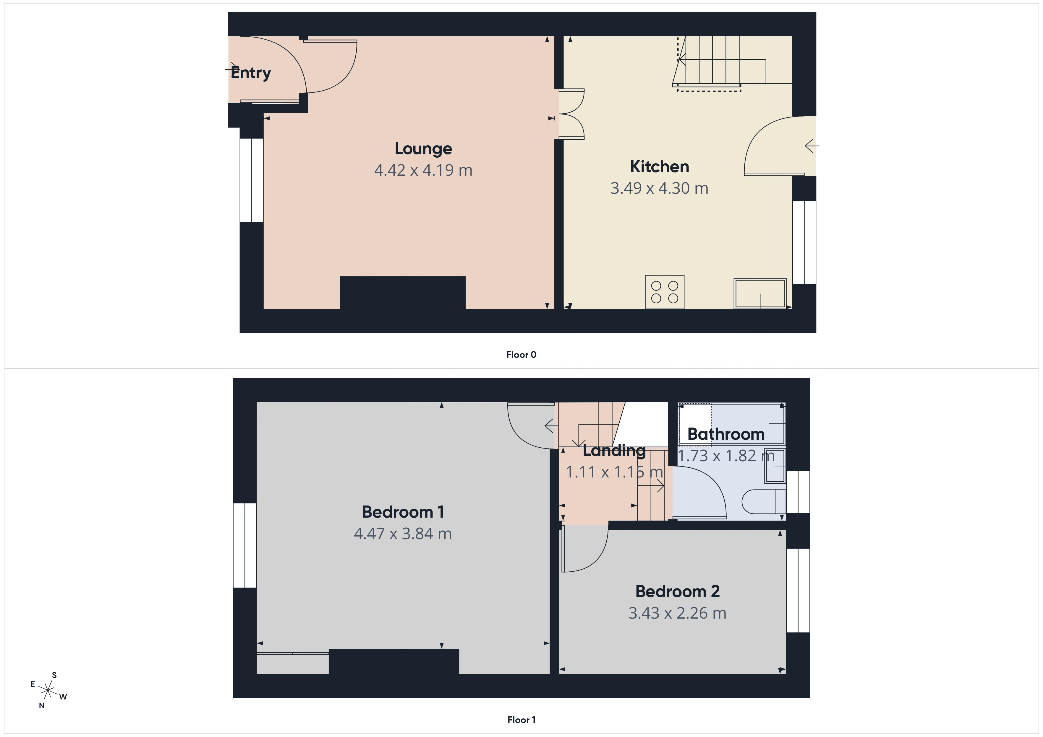 Floorplan for Wild Street, Oldham