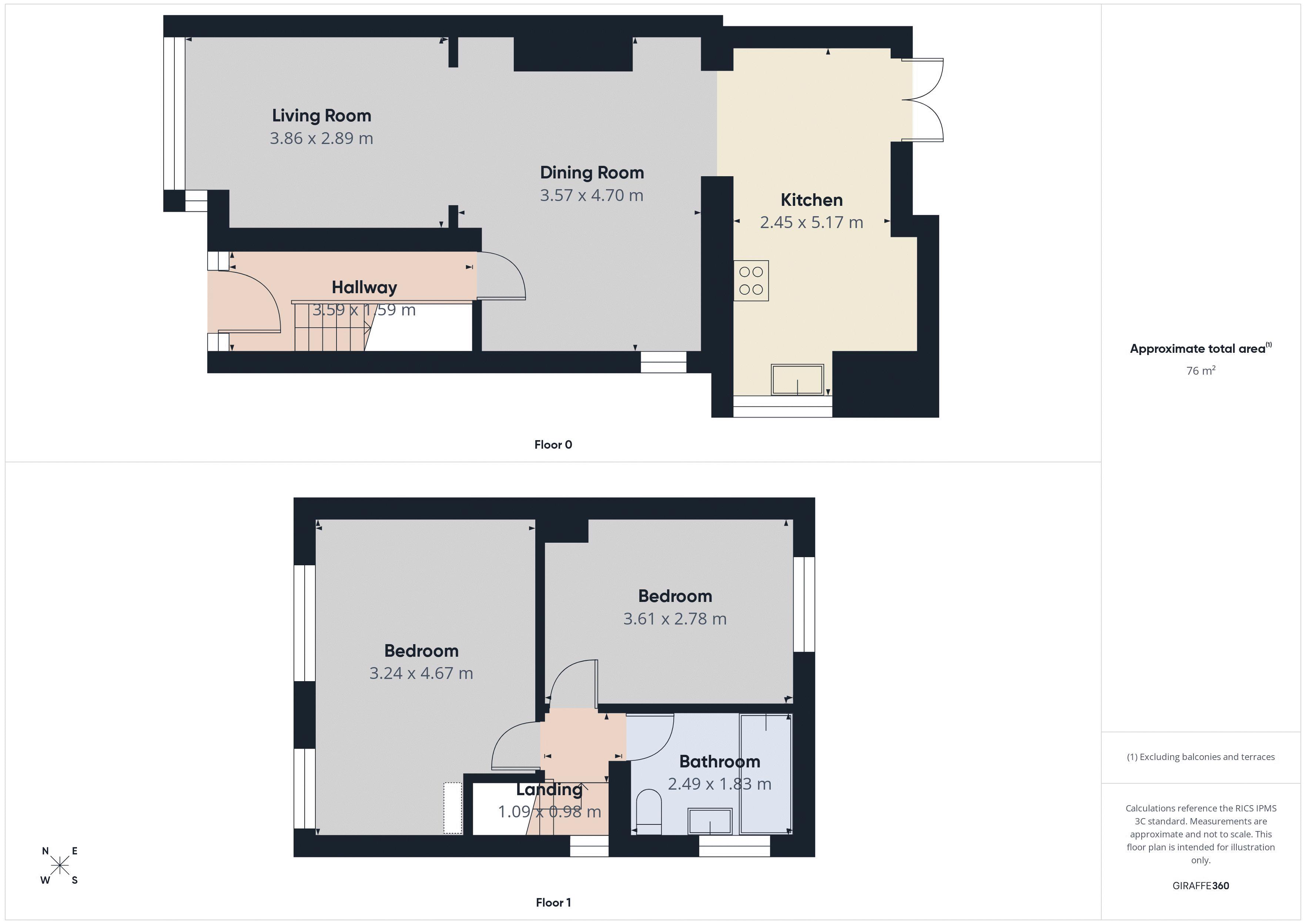 Floorplan for The Crescent, Shaw