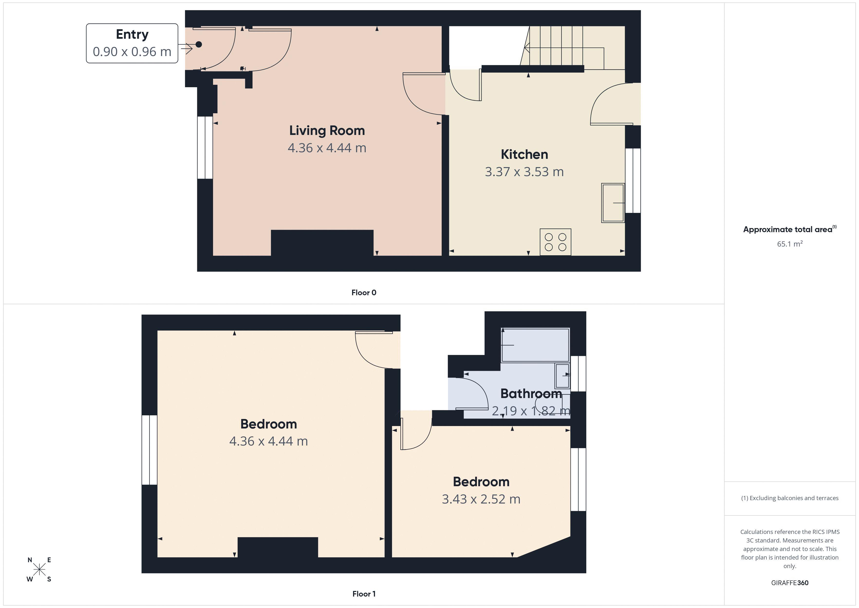 Floorplan for Lyon Street, Shaw