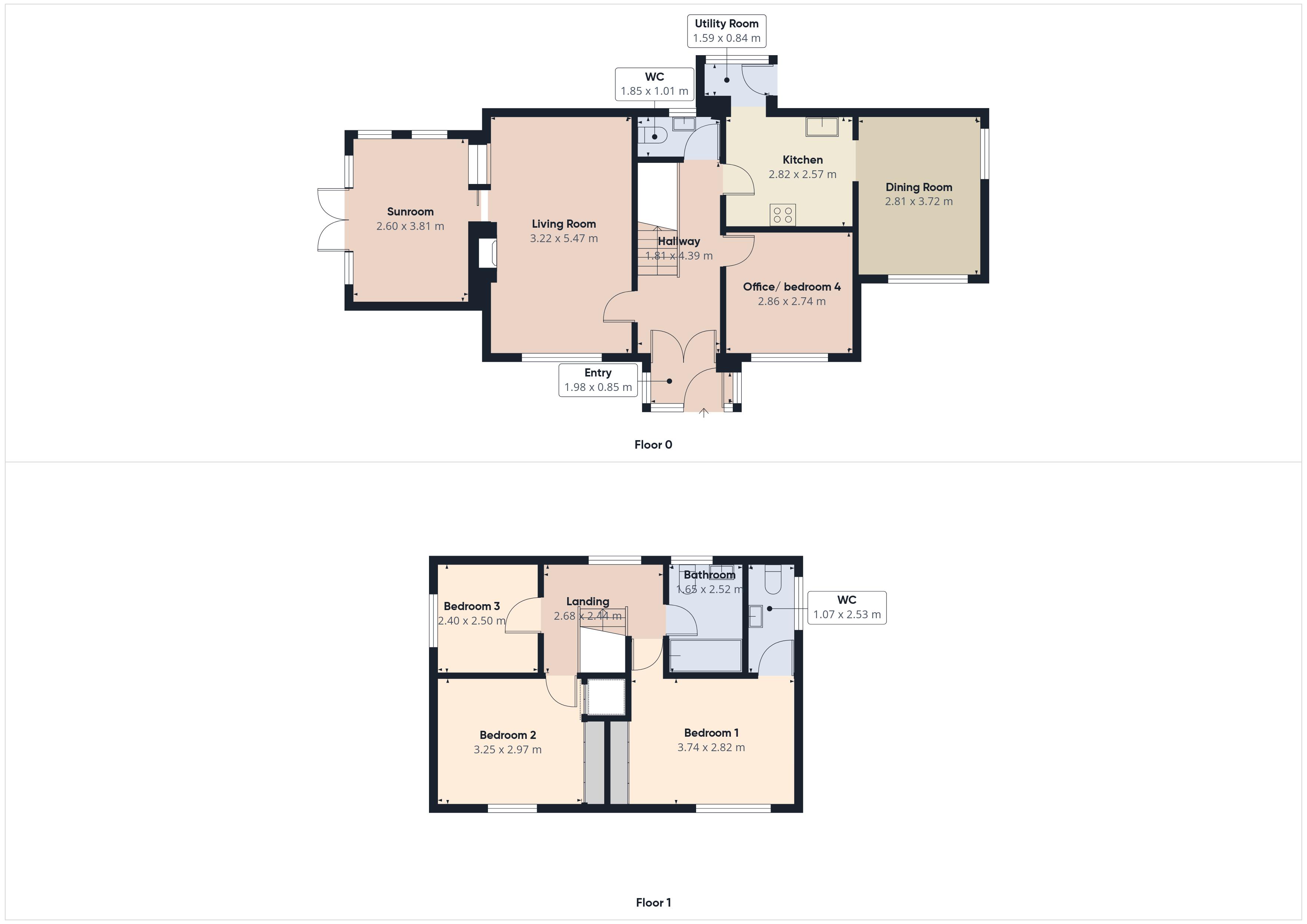 Floorplan for Wendlebury Green, Oldham