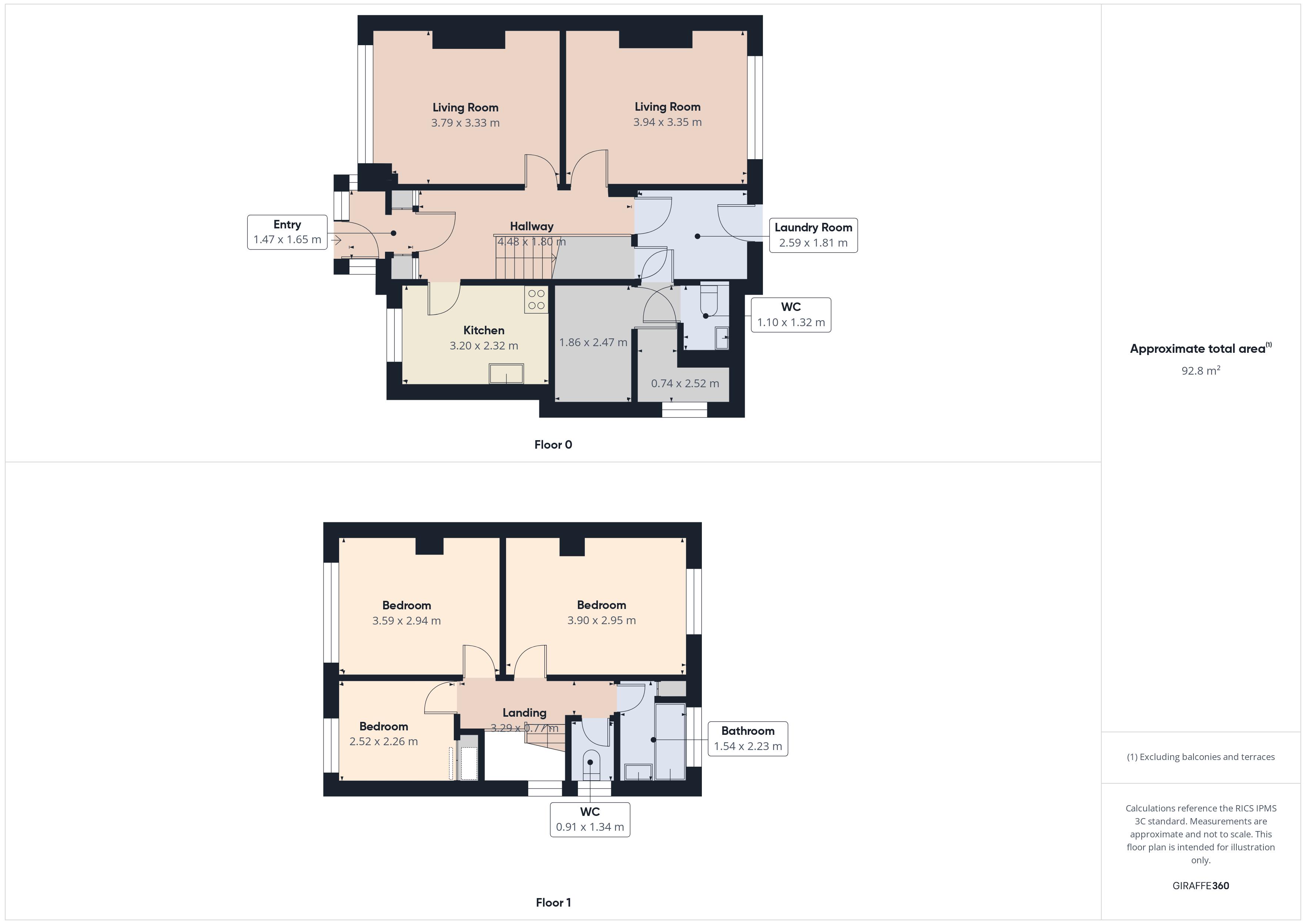 Floorplan for Oldham Road, Shaw