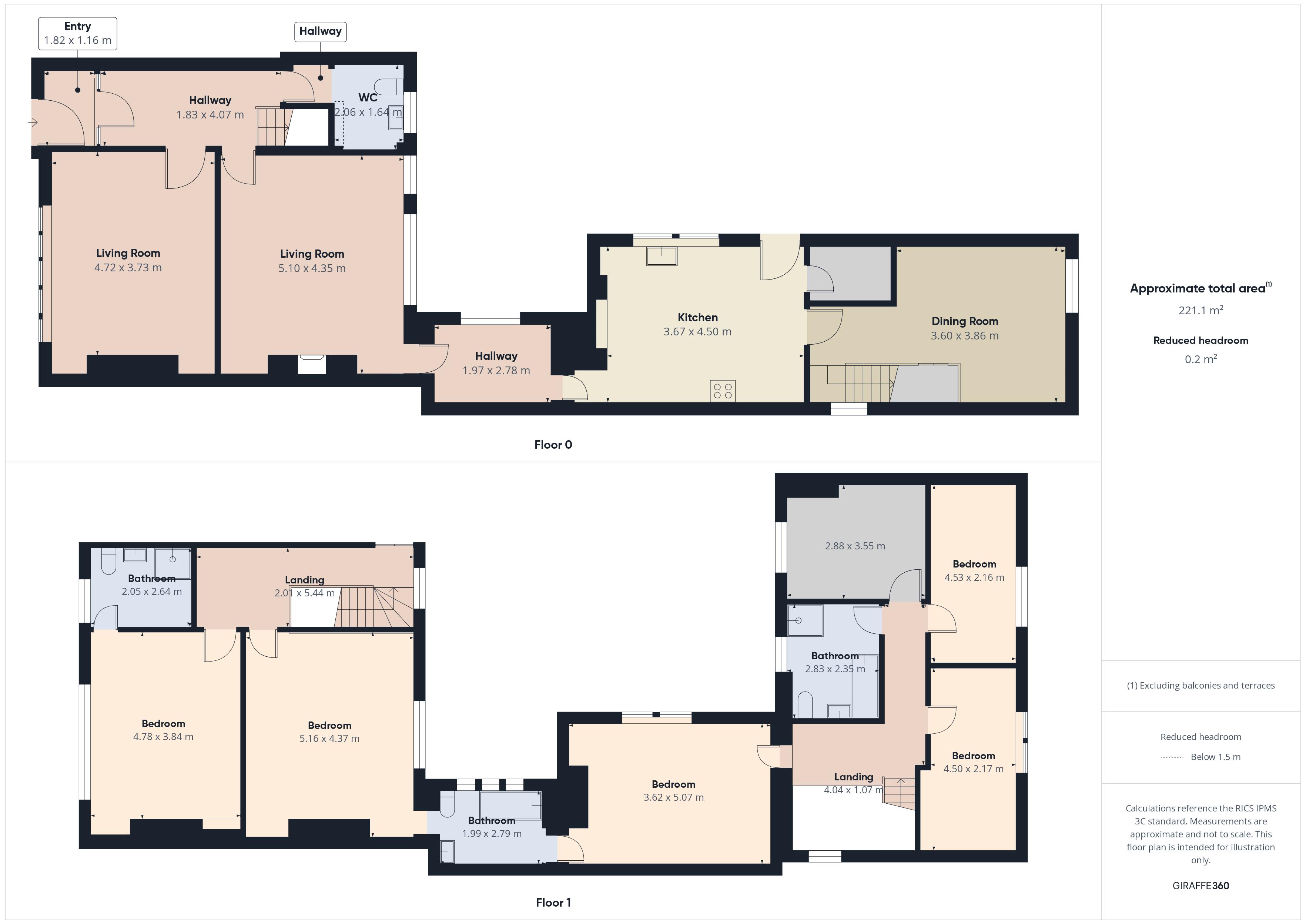 Floorplan for Rochdale Road, Oldham