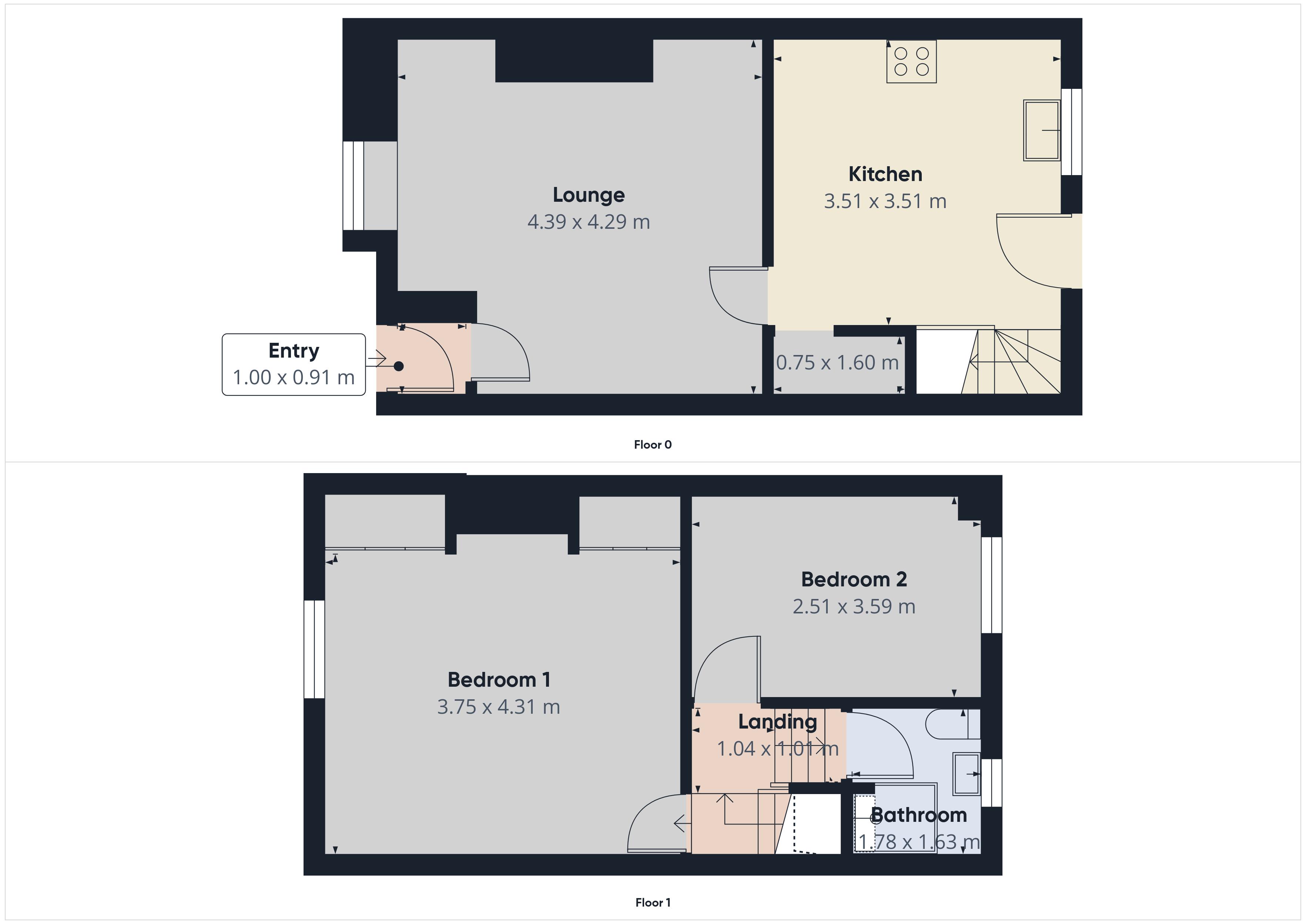 Floorplan for Rochdale Road, Oldham
