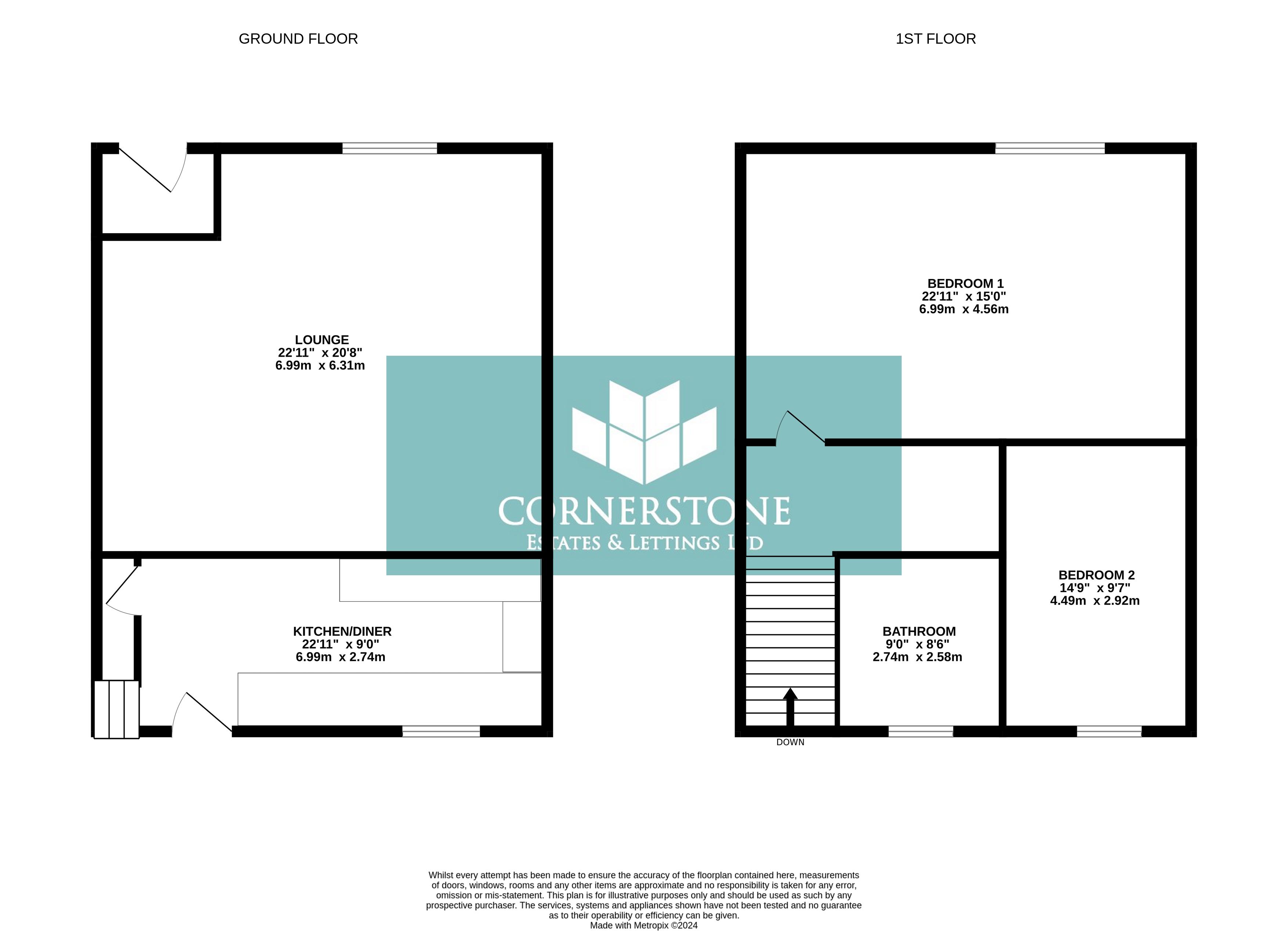 Floorplan for Henthorn Street Shaw Oldham